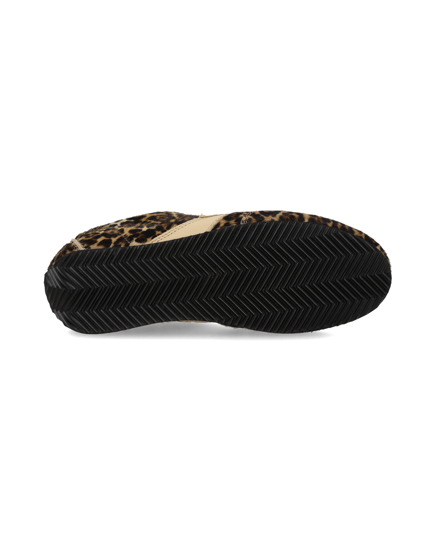 Zapatillas Planche Para Mujer, Negro Animal Print y Beis
