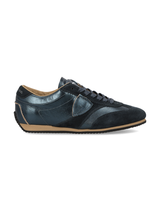 Sneakers Planche Donna, Blu Oceano Metallizzato