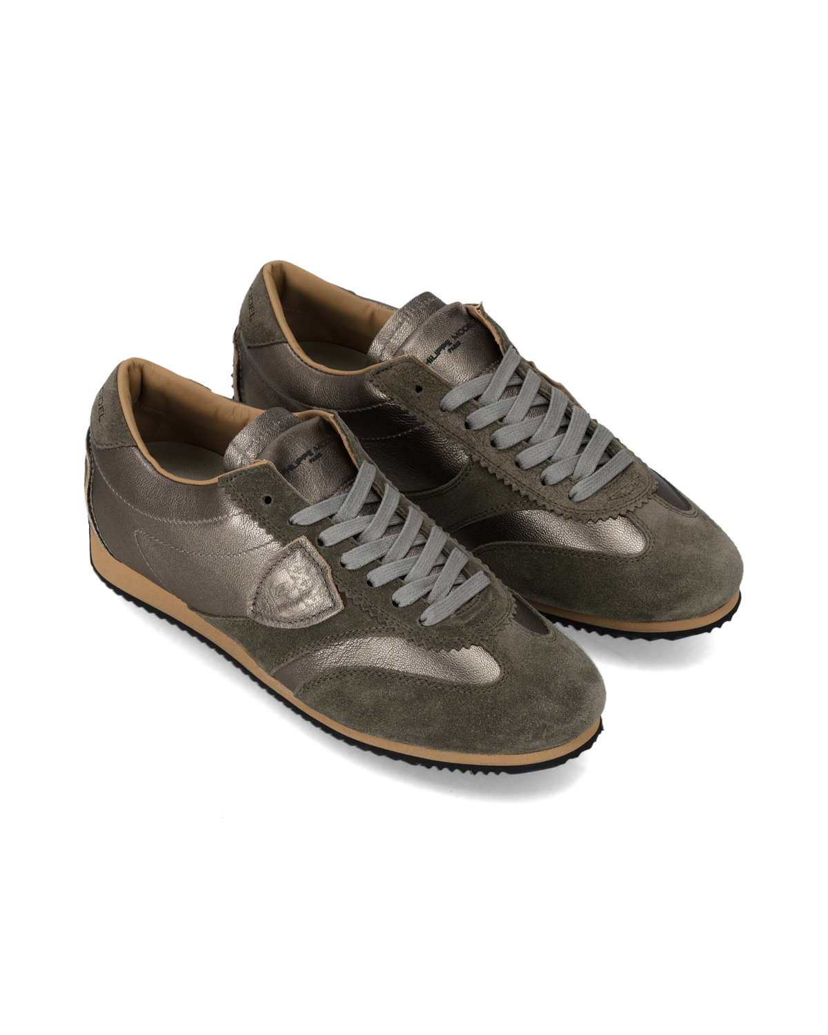 Sneakers Planche Donna, Bronzo Metallizzato Kaki