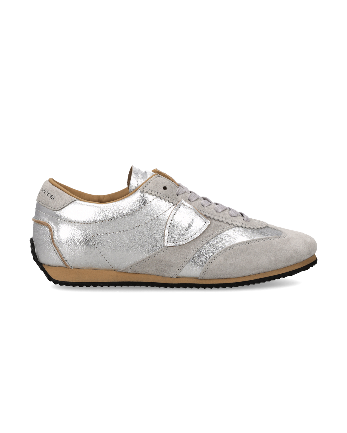 Zapatillas Planche Para Mujer, Plateado Gris