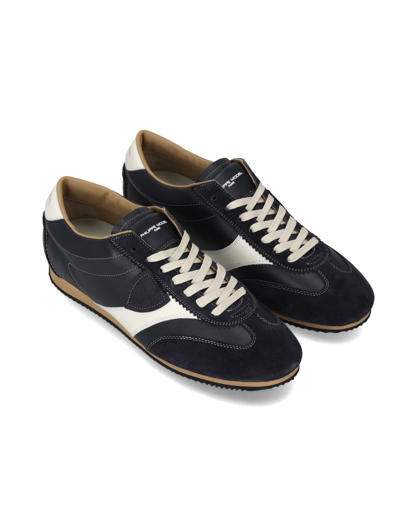 Baskets Planche Homme, Bleu Océan Blanc