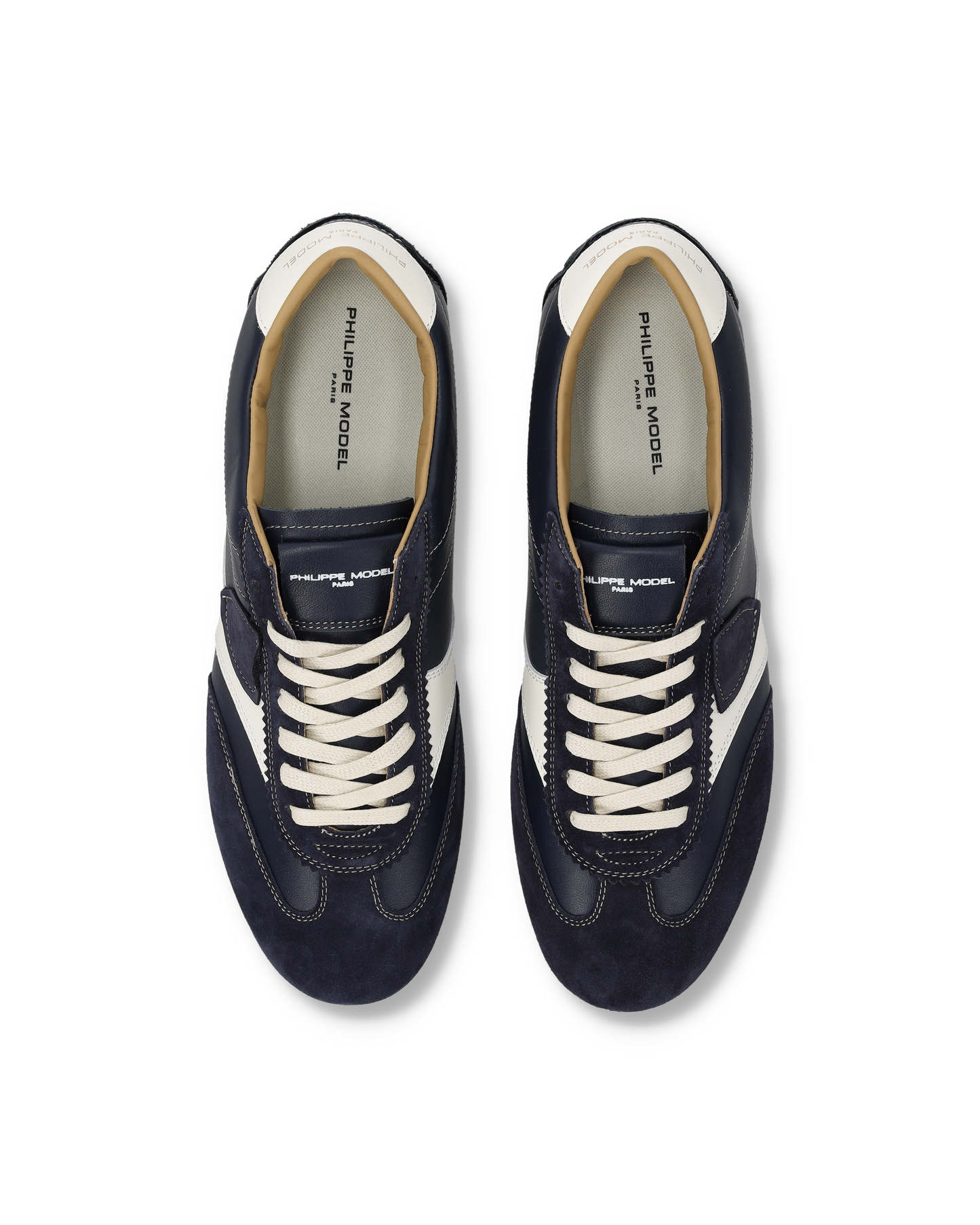 Baskets Planche Homme, Bleu Océan Blanc