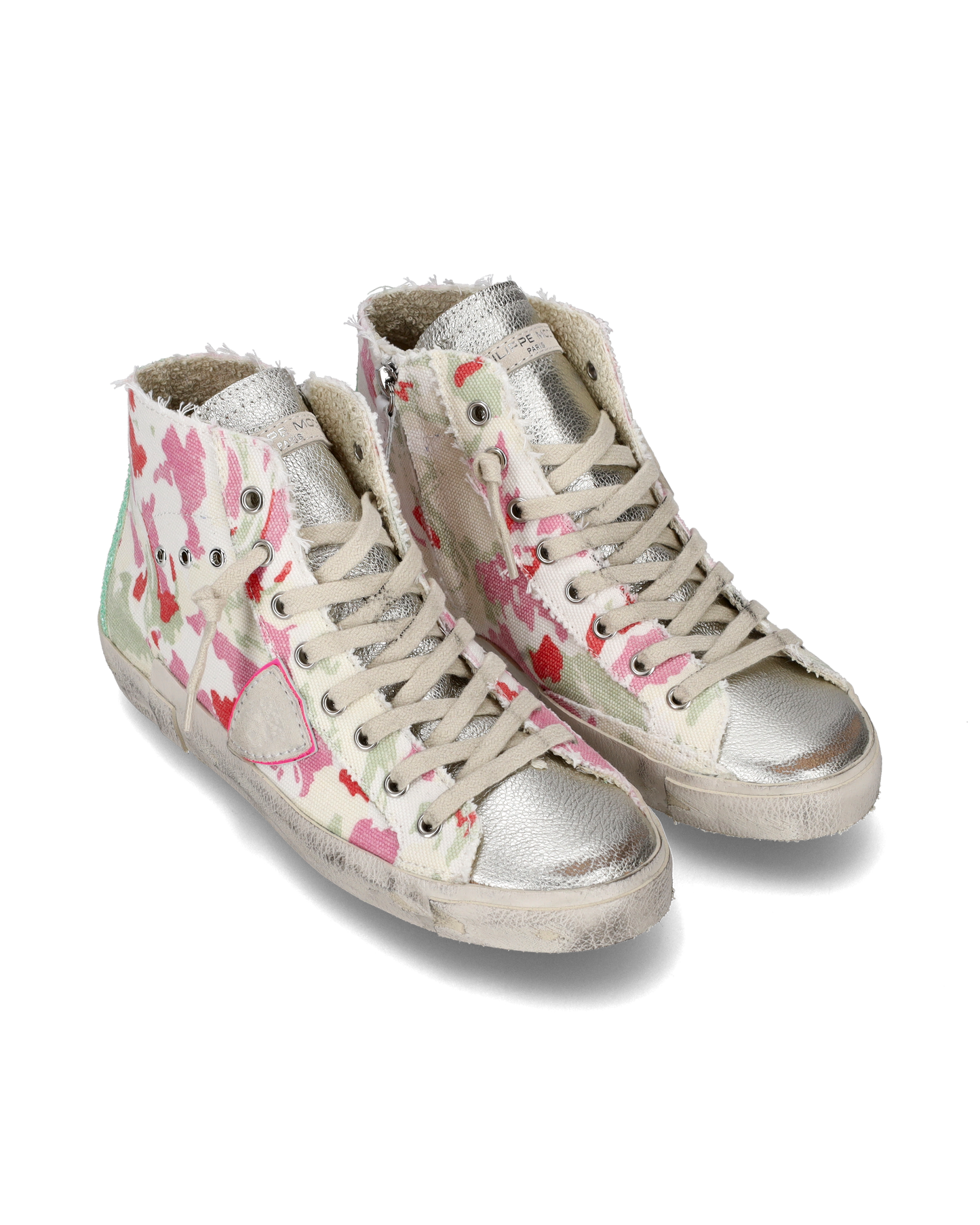 Sneaker alte Prsx High donna - verde e fucsia