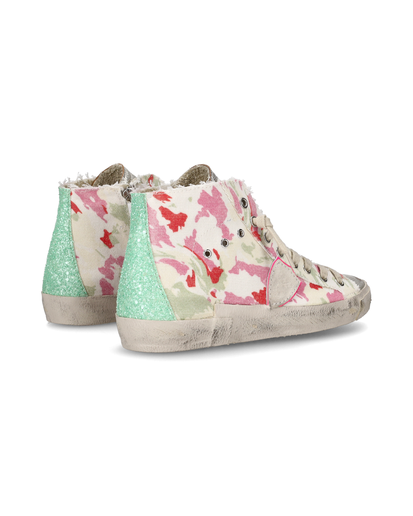 Sneaker alte Prsx High donna - verde e fucsia