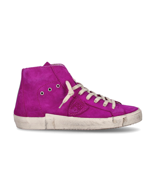 Sneaker alta Prsx High donna - fucsia