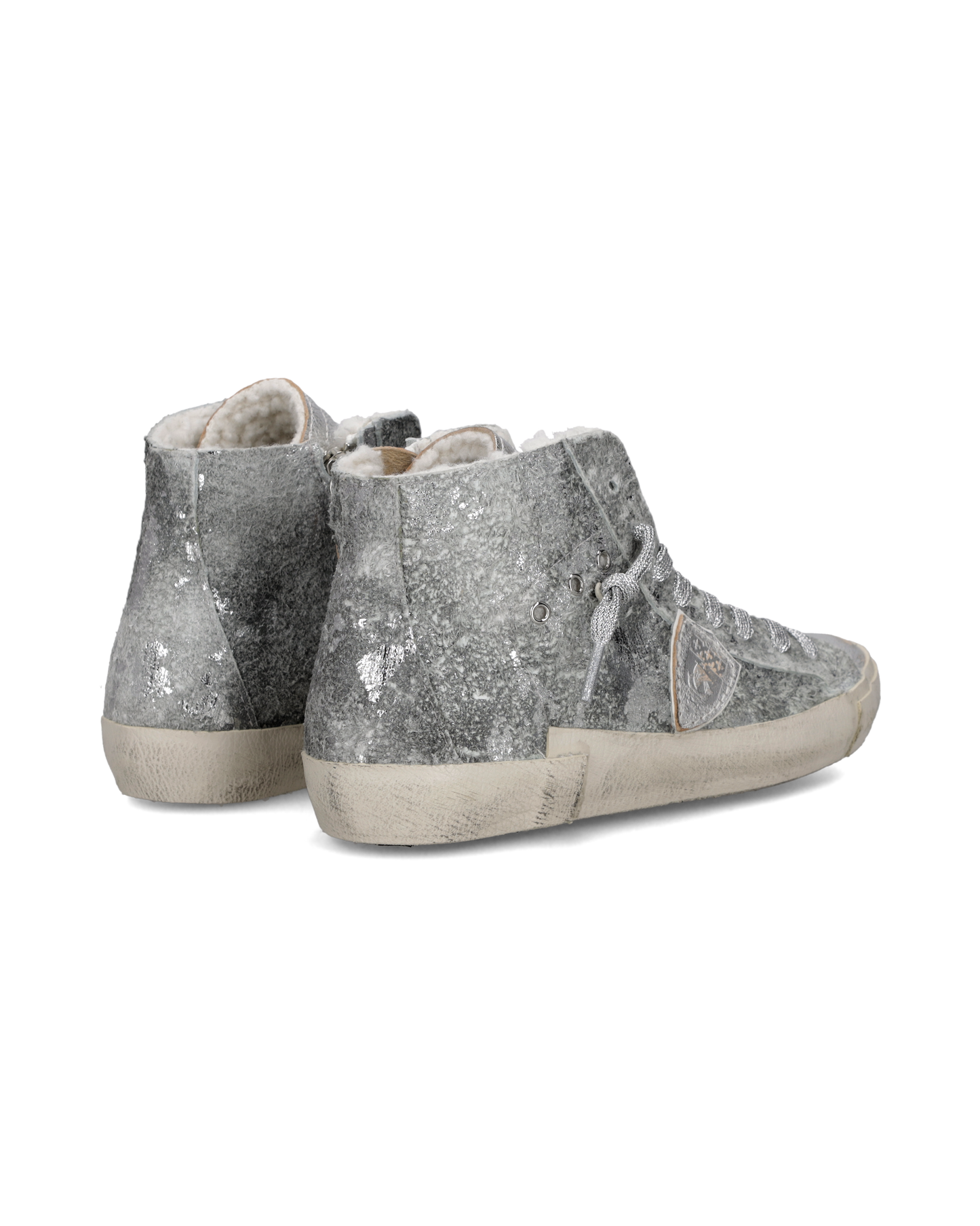 Damessneakers Prsx, Grijs Zilver
