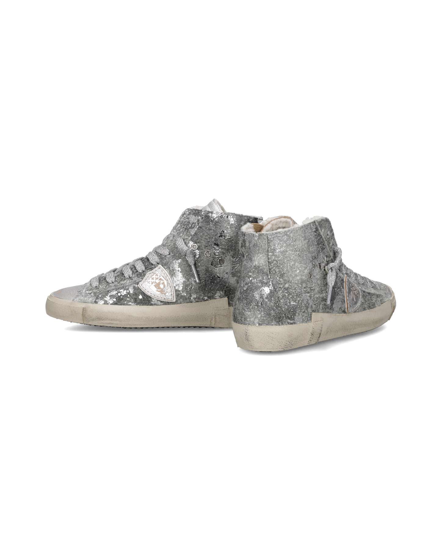 Damessneakers Prsx, Grijs Zilver