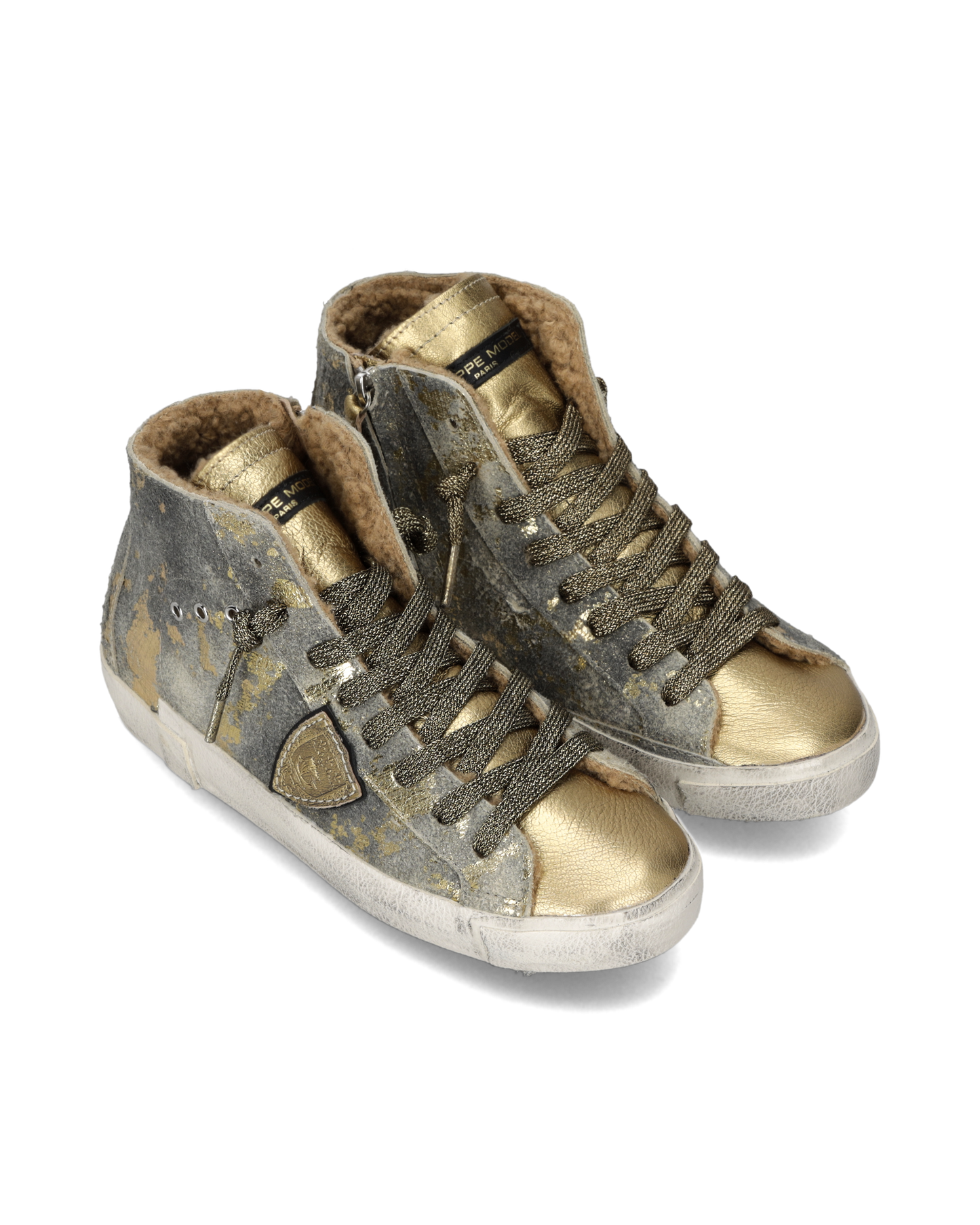 Sneakers Prsx Tennis Women, Anthracite Gold