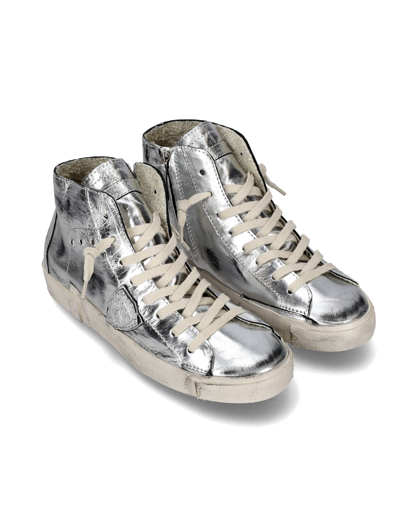 Sneaker alta Prsx High donna - argento