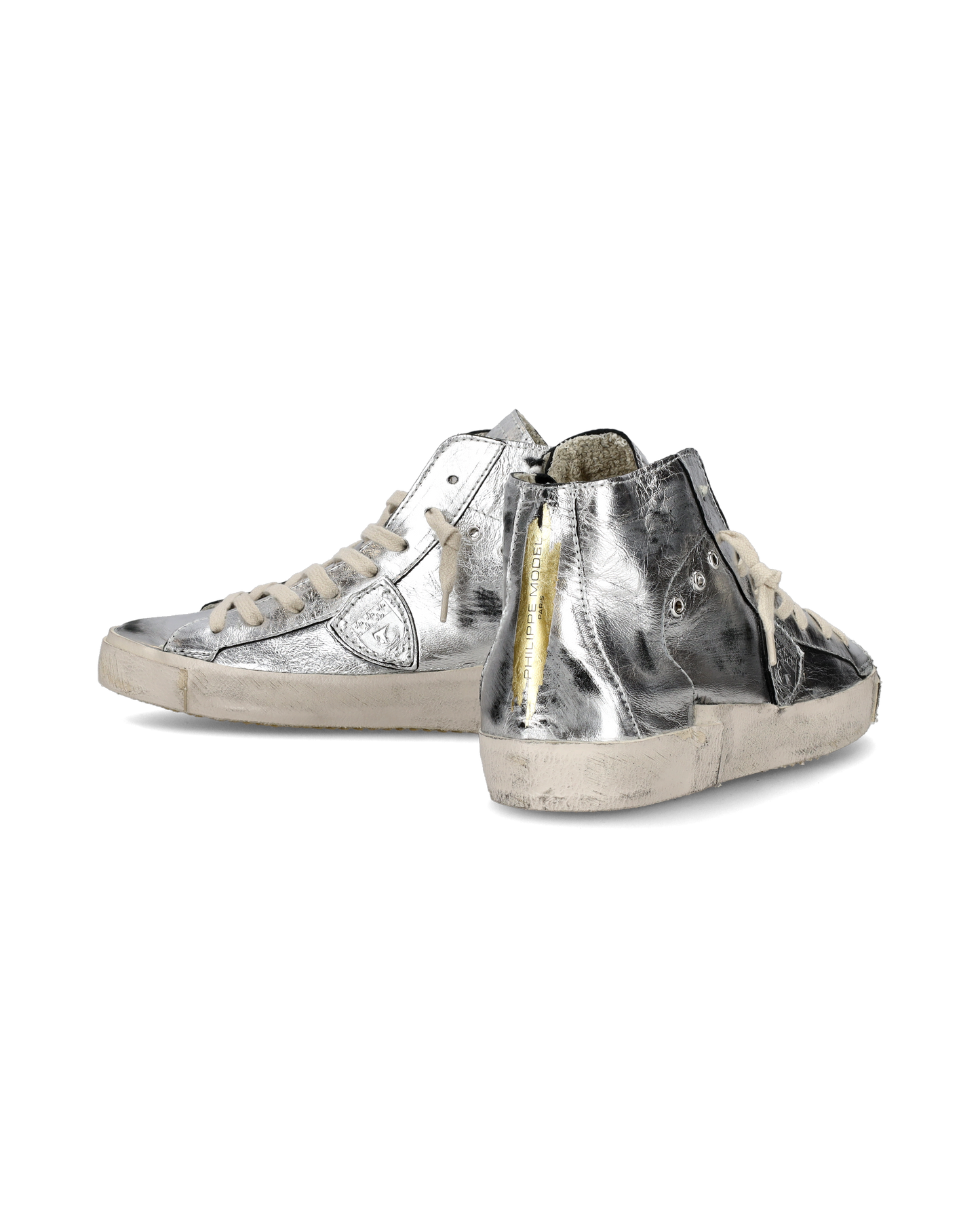 Sneaker alta Prsx High donna - argento