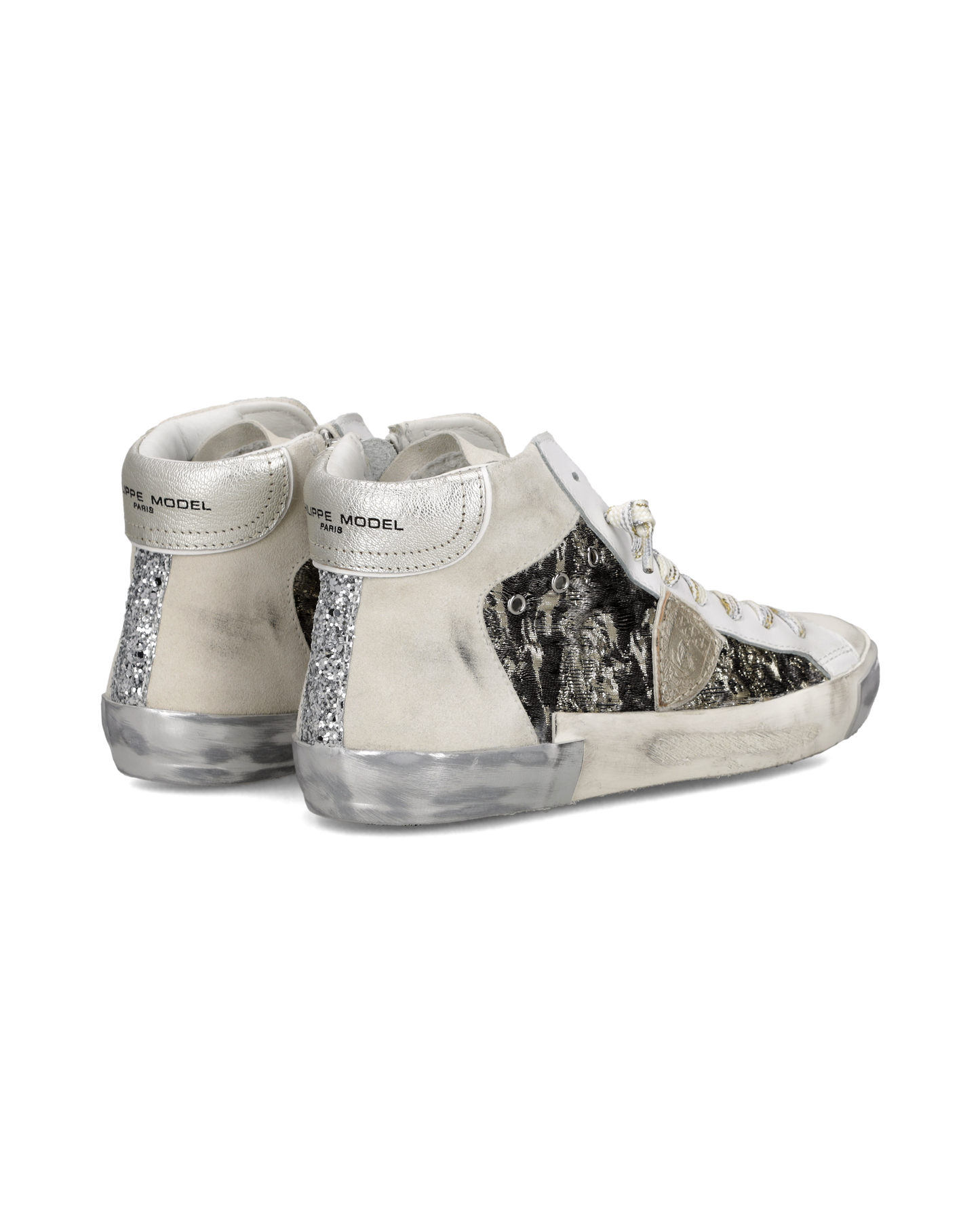 Sneakers Prsx Donna, Bianco Platino