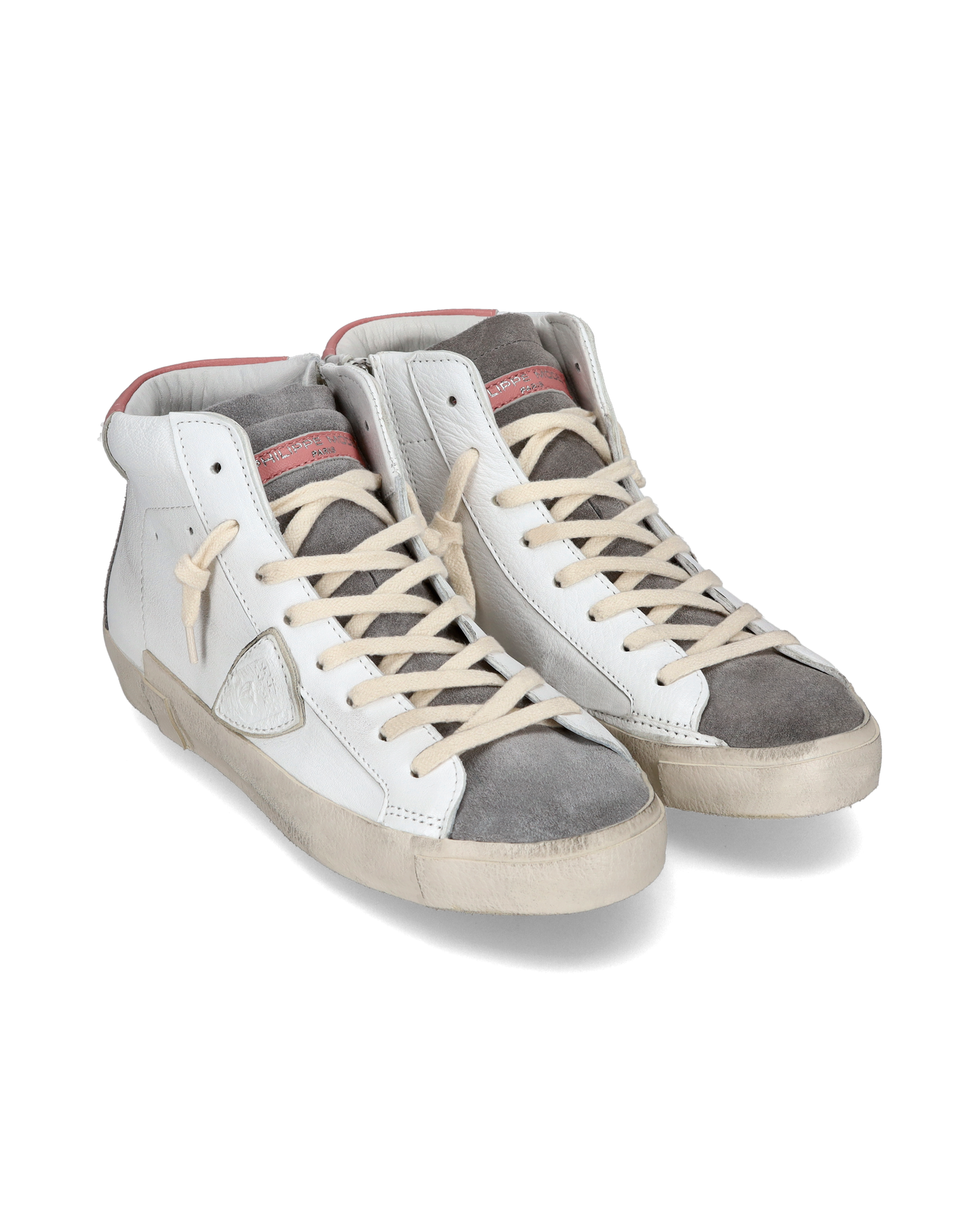 Sneaker casual Prsx da donna in pelle - Antracite e bianco