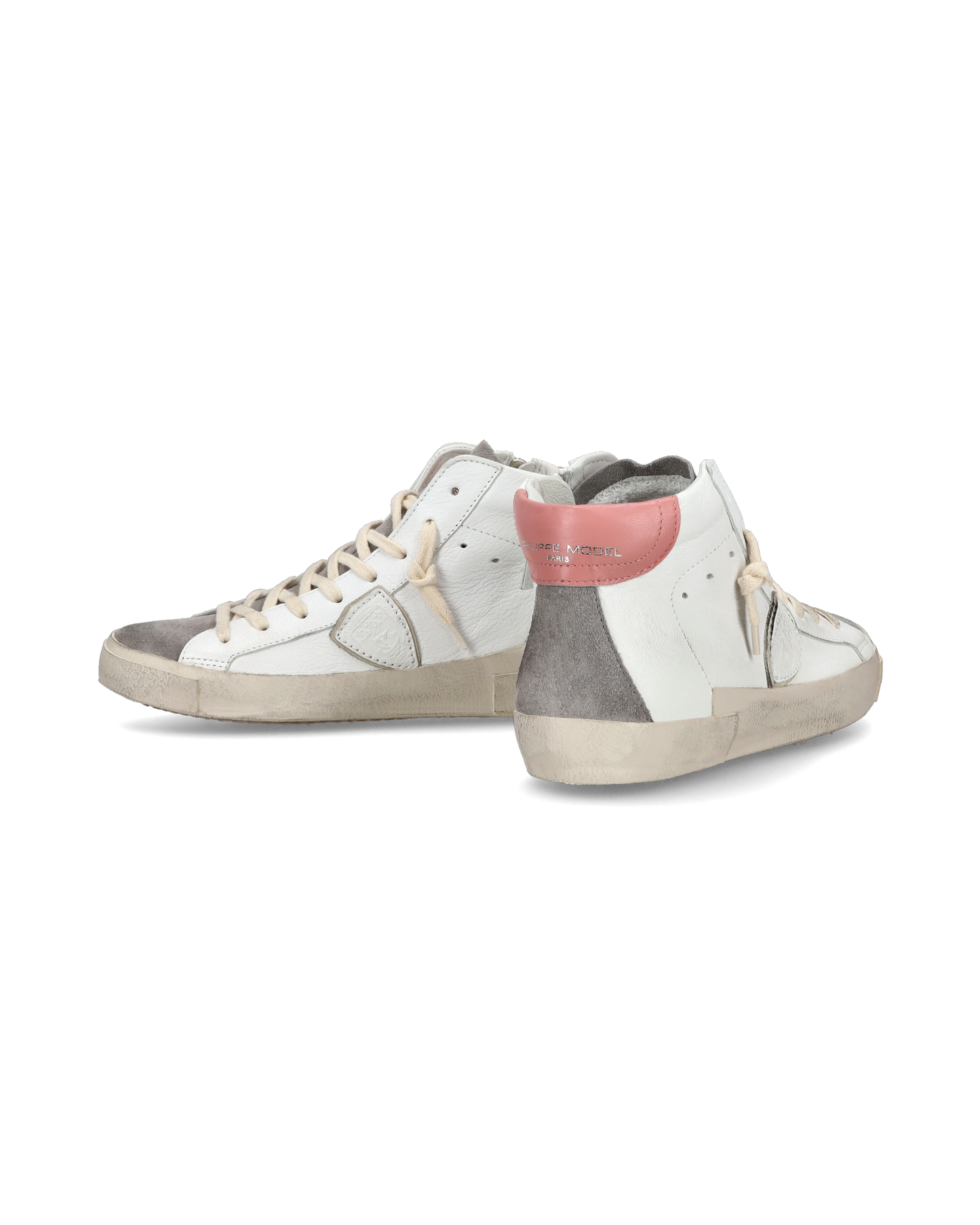 Sneaker casual Prsx da donna in pelle - Antracite e bianco