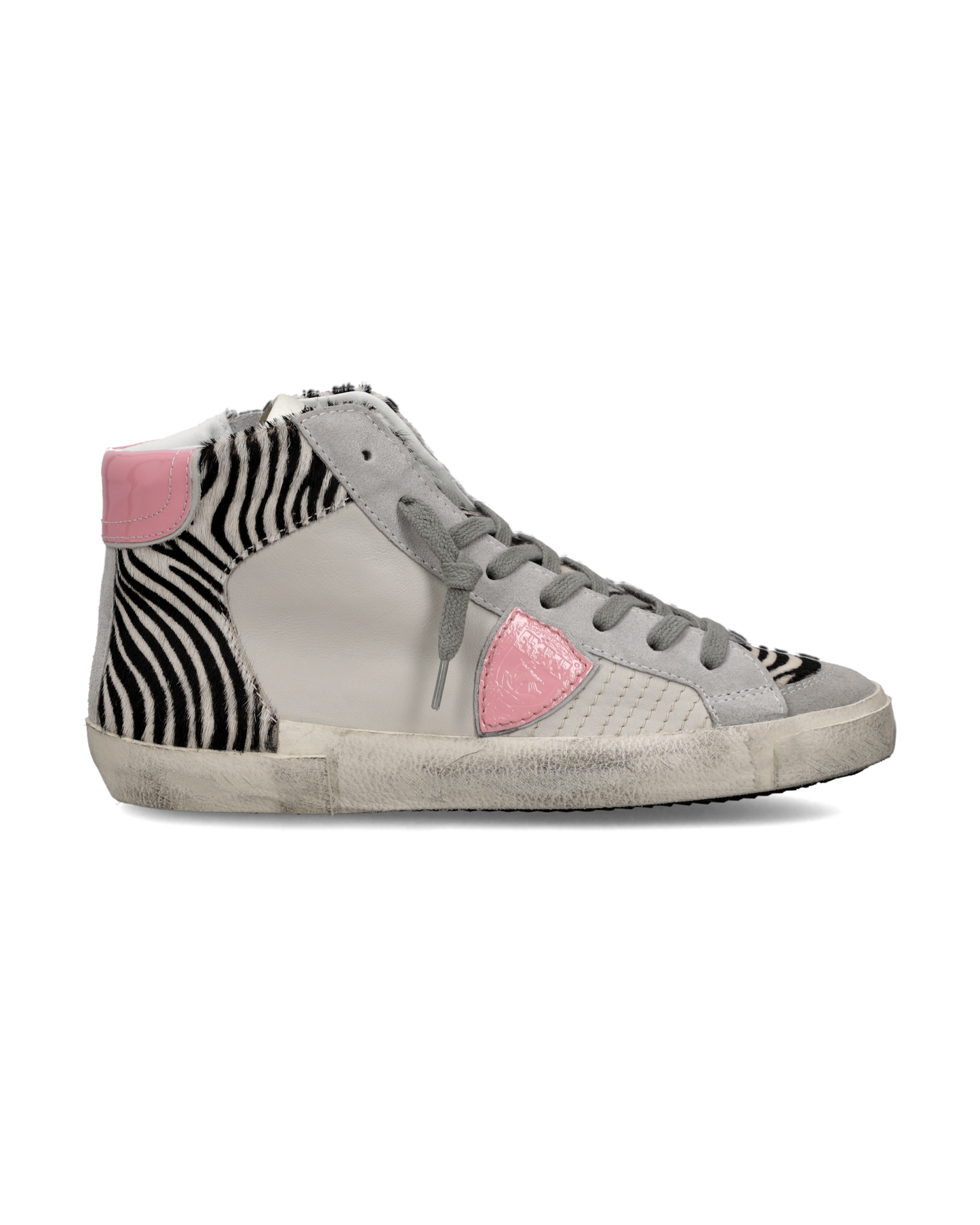 Baskets Prsx Femme, Blanc et Rose