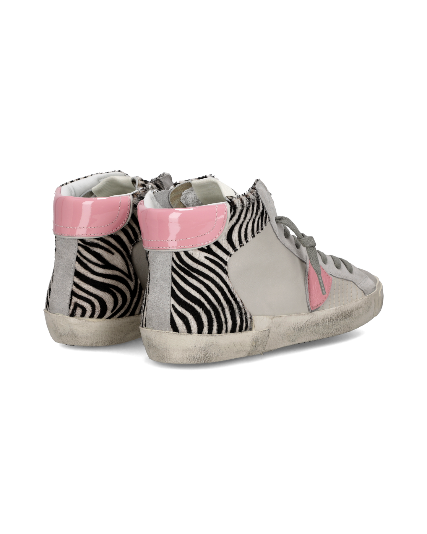 Baskets Prsx Femme, Blanc et Rose