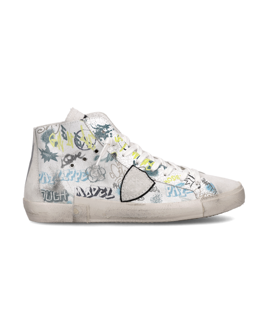 Sneakers Prsx Uomo, Bianco Multicolor
