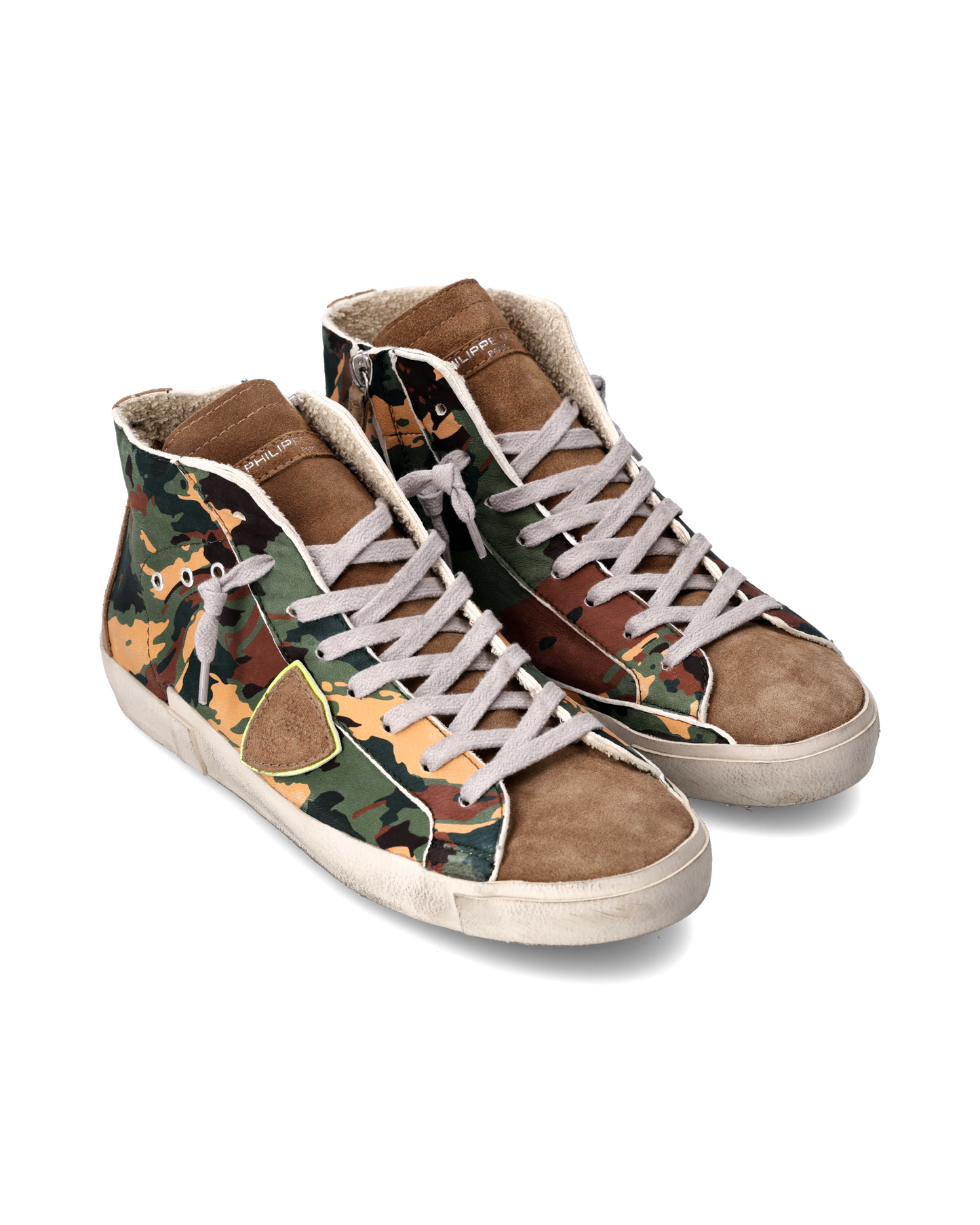 Sneaker Prsx Uomo, Verde e Beige