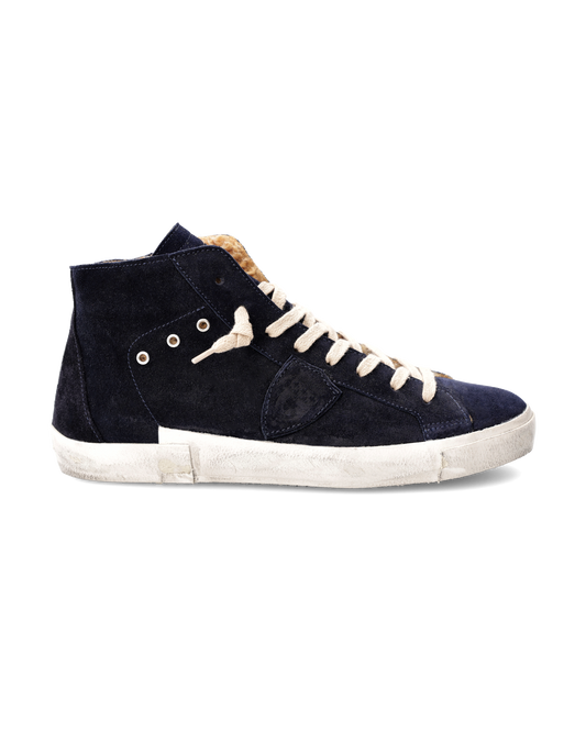 Sneakers Prsx Tennis Men with Faux Fur lining, Blue