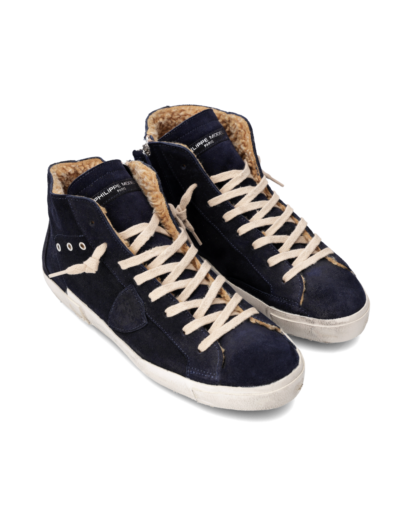 Sneaker Prsx Uomo con fodera in Faux Fur, Blu