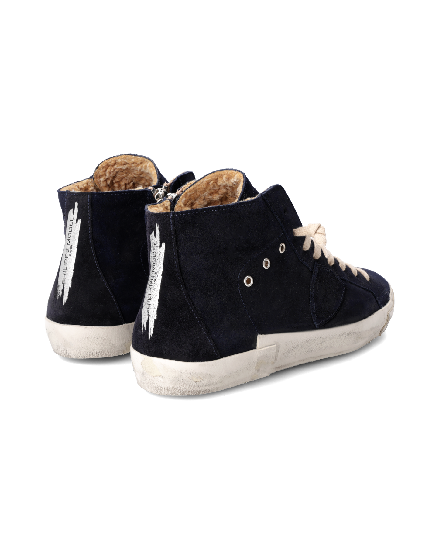 Sneaker Prsx Uomo con fodera in Faux Fur, Blu