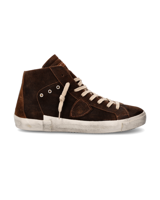 Sneakers Prsx Tennis Men with Faux Fur lining, Cognac