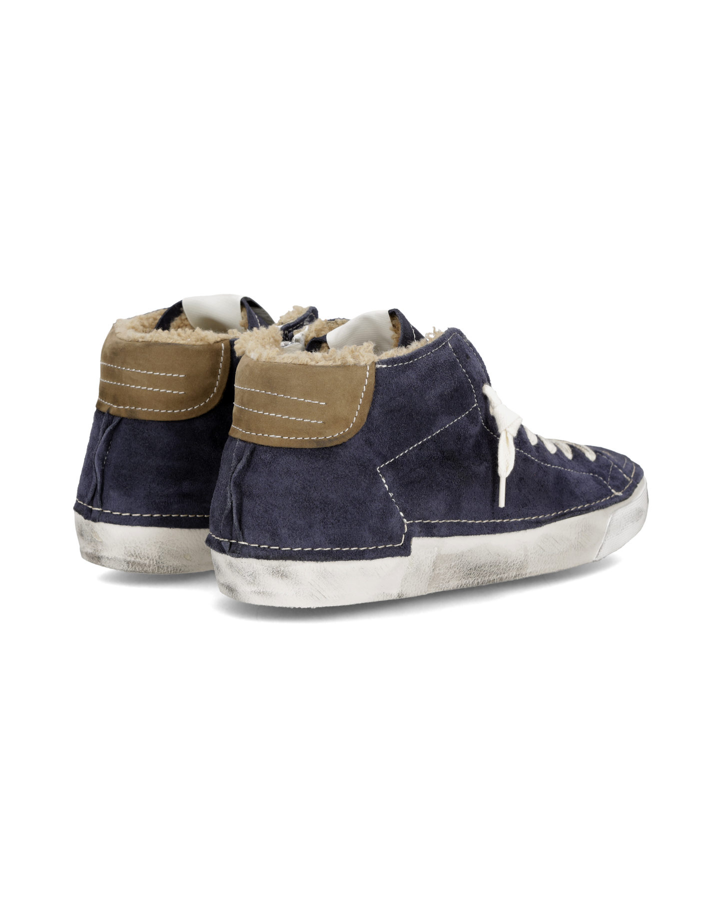 Sneakers Prsx Tennis Men with Faux Fur Lining, Blue