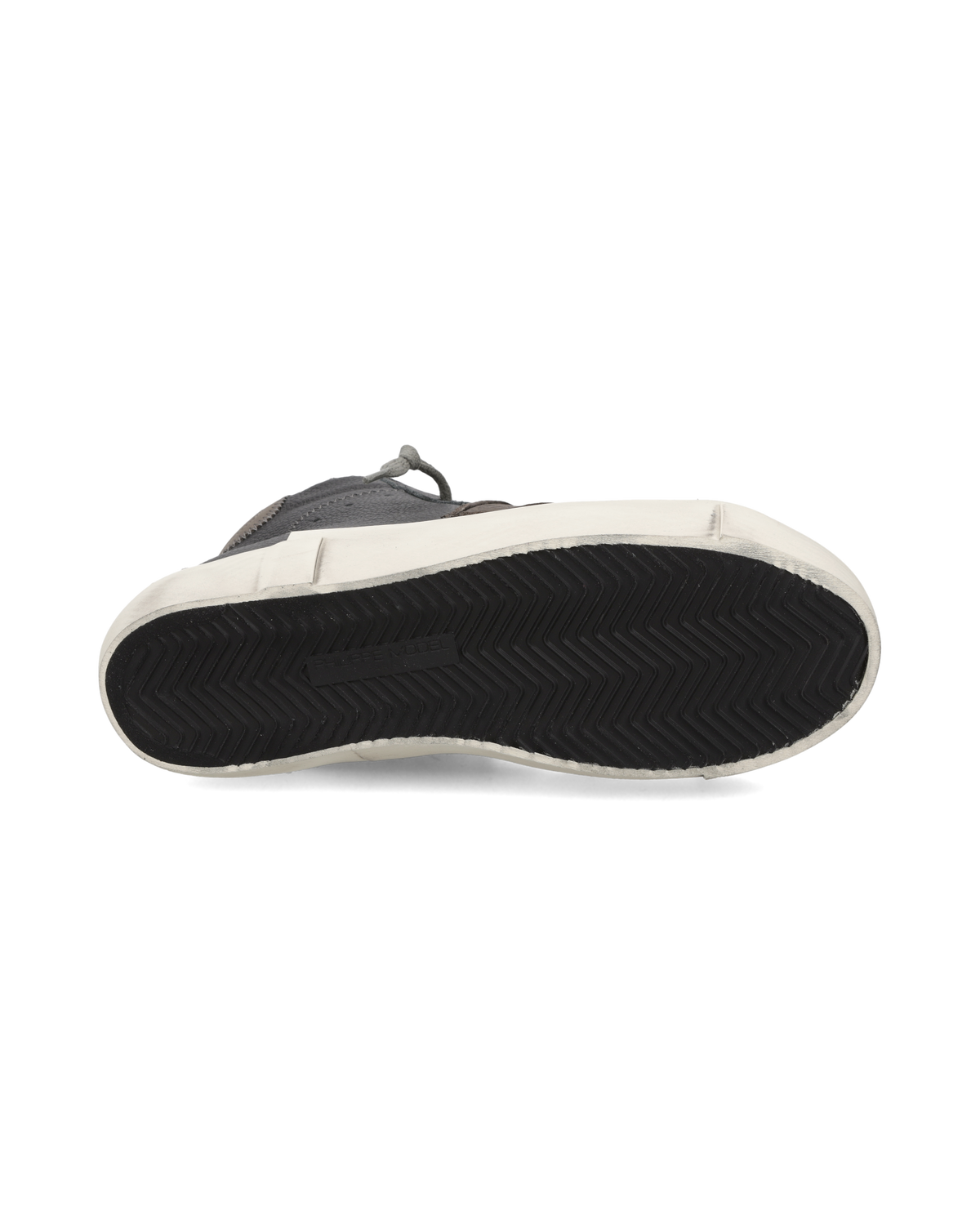 Sneakers Prsx High Uomo con Fodera in Shearling, Nero e Fango