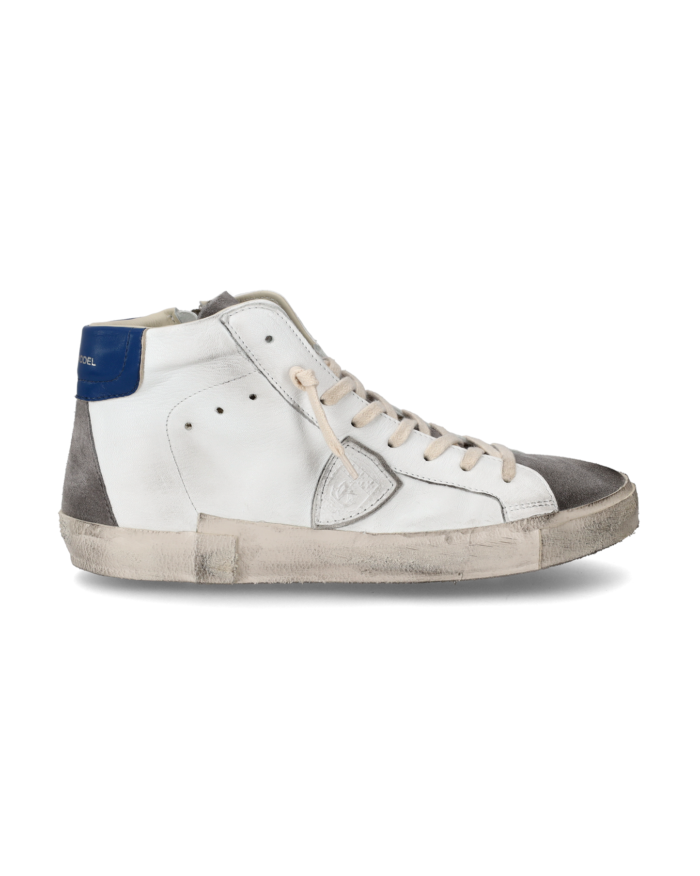 Sneaker high Prsx uomo - bianco e grigio