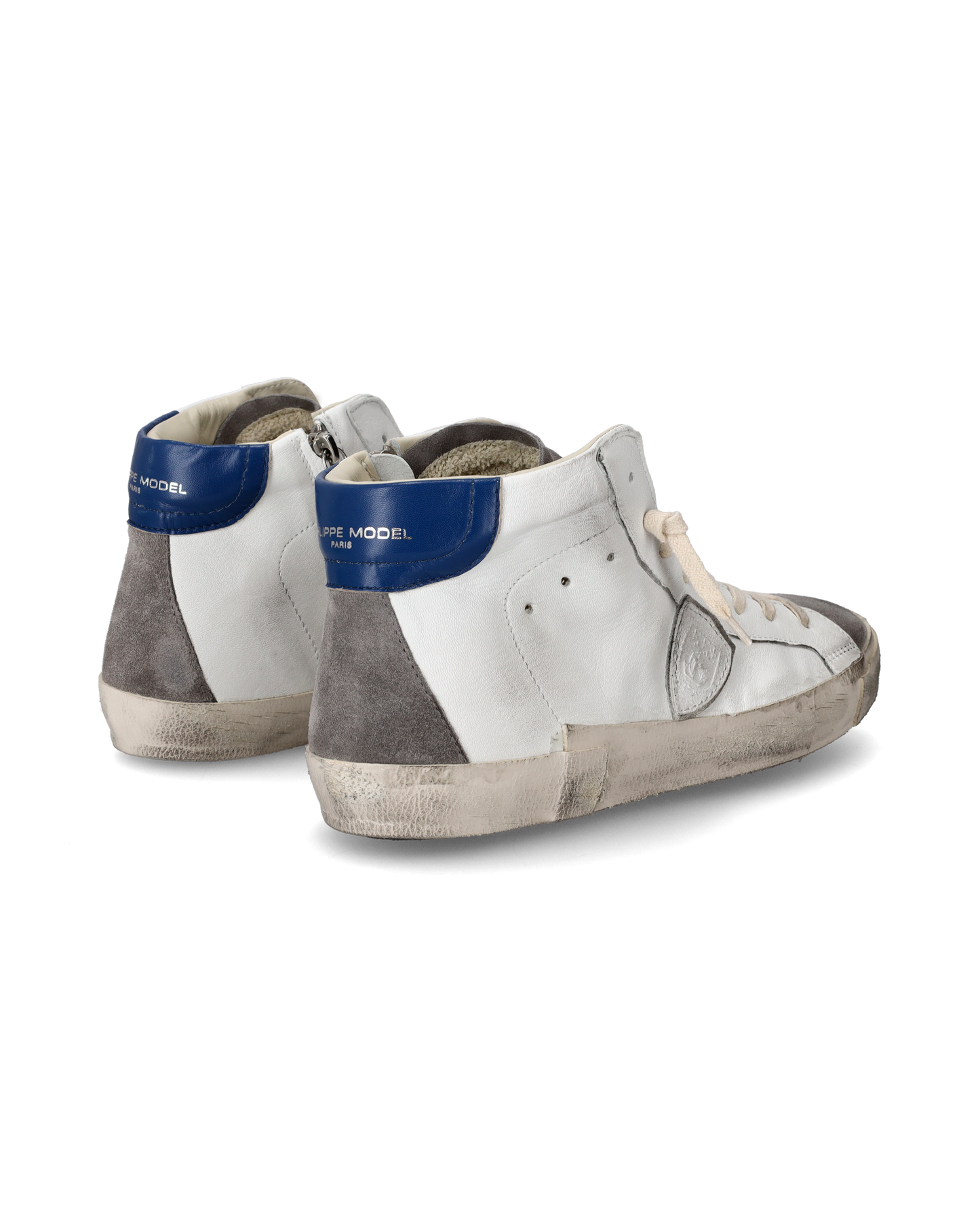 Sneaker high Prsx uomo - bianco e grigio