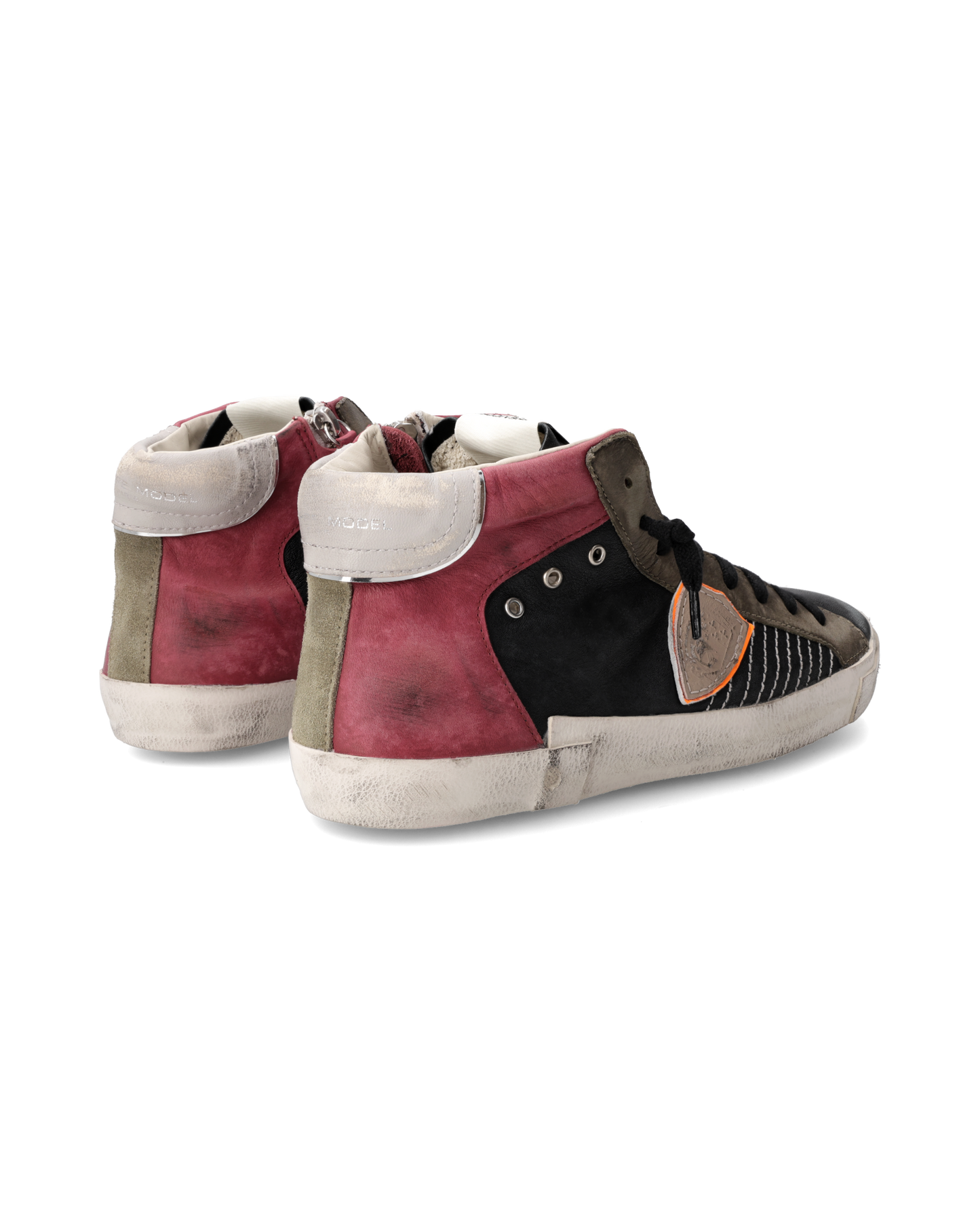 Sneaker Prsx Uomo, Nero Rosso