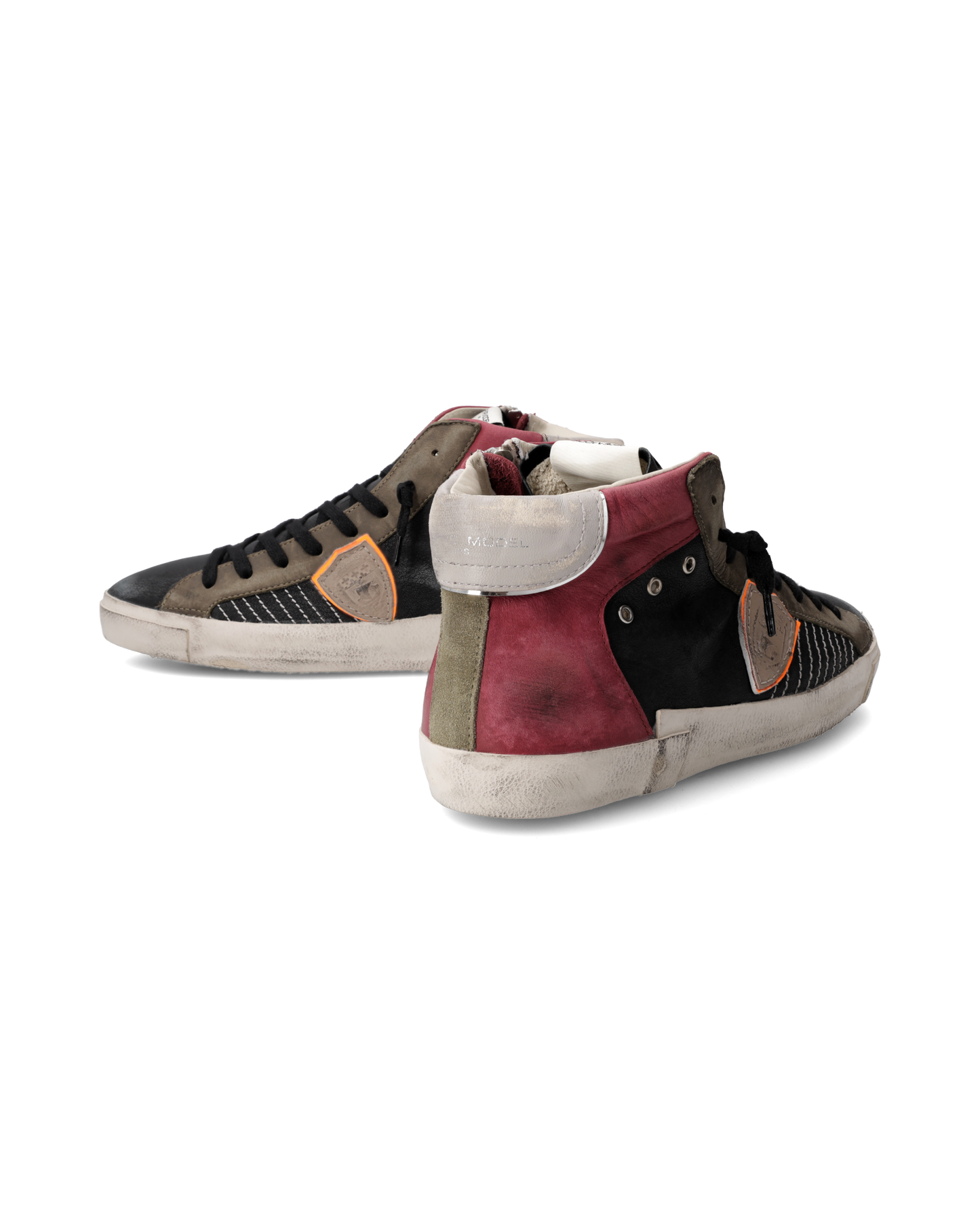 Sneaker Prsx Uomo, Nero Rosso