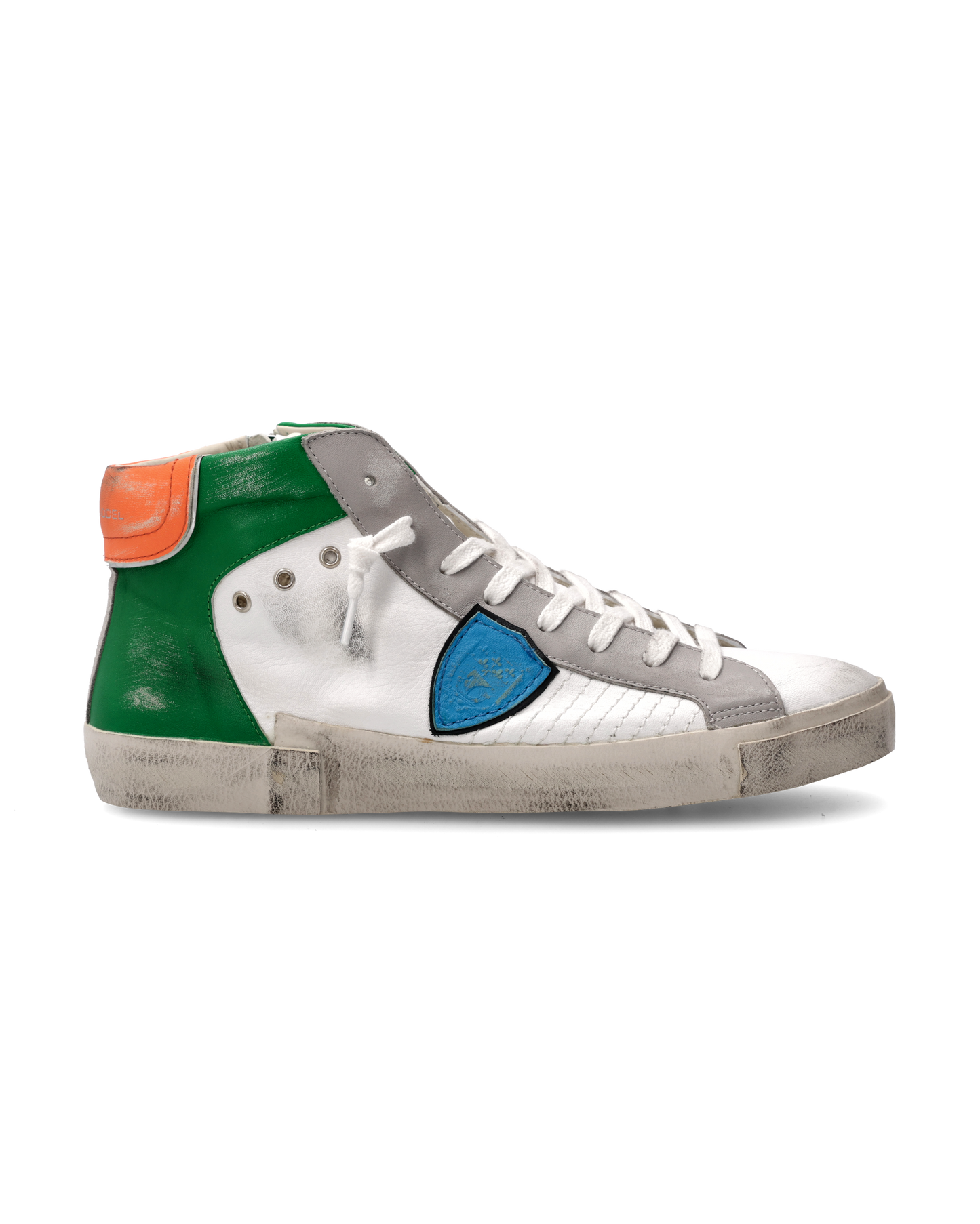 Sneaker Prsx Uomo, Bianco e Verde