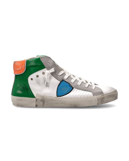 Sneaker Prsx Uomo, Bianco e Verde