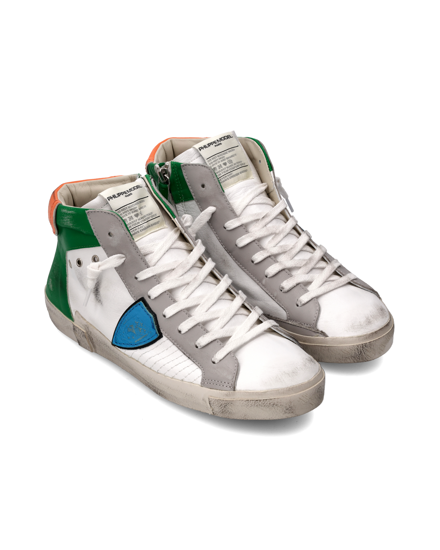 Sneaker Prsx Uomo, Bianco e Verde