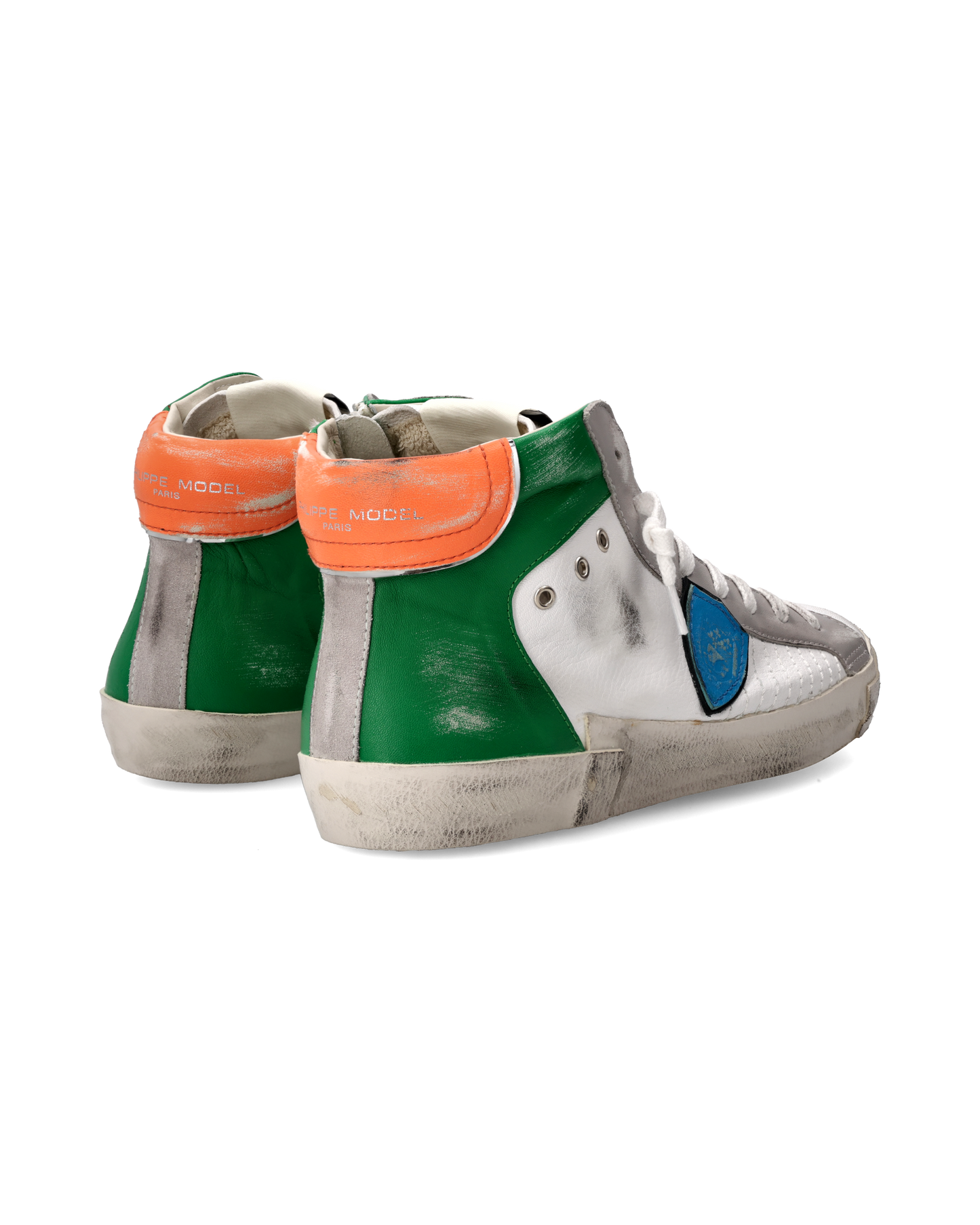 Sneaker Prsx Uomo, Bianco e Verde