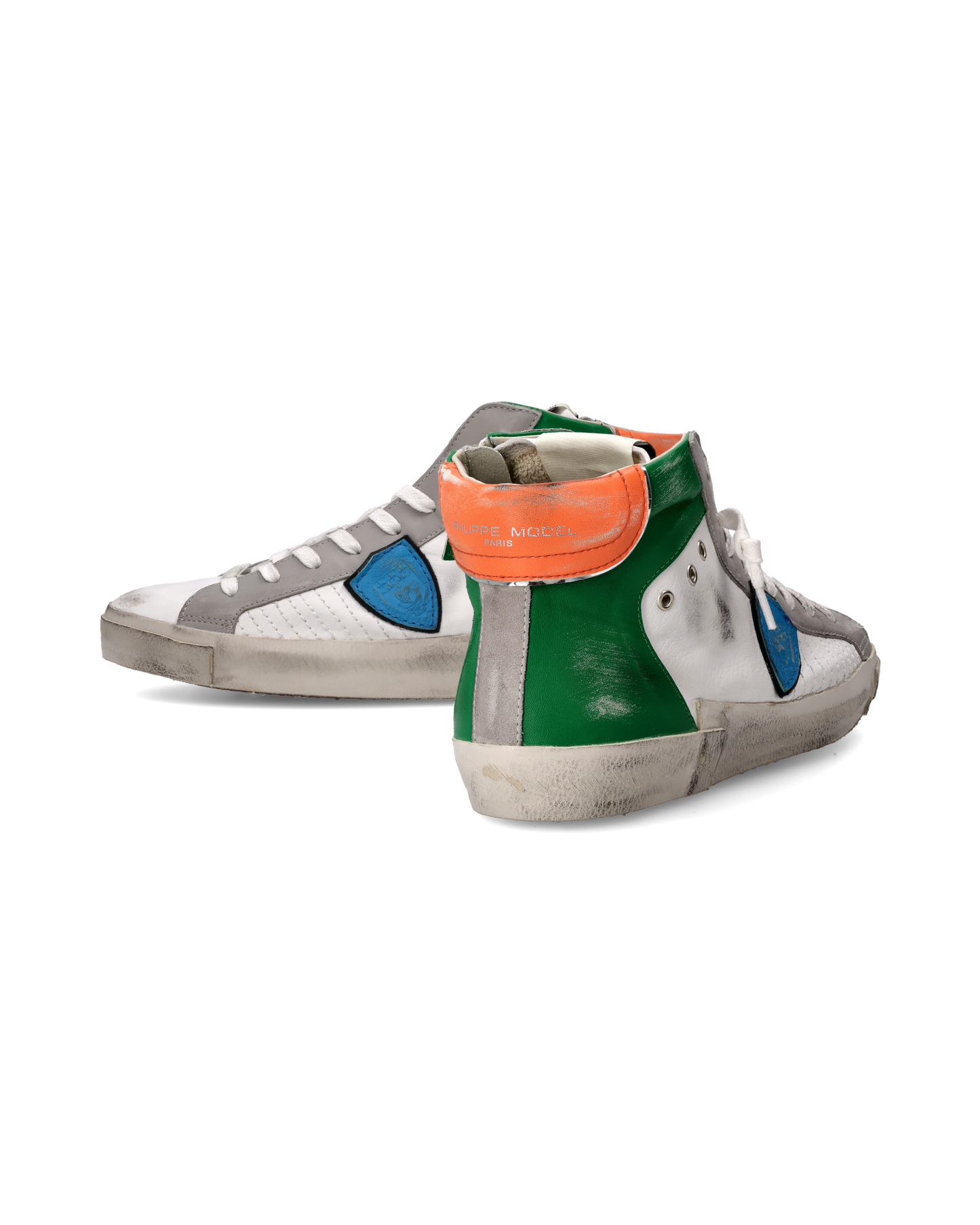 Sneaker Prsx Uomo, Bianco e Verde