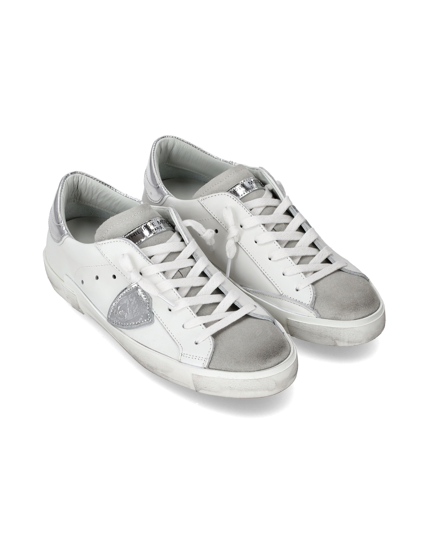 Sneaker bassa Prsx donna - bianco e argento