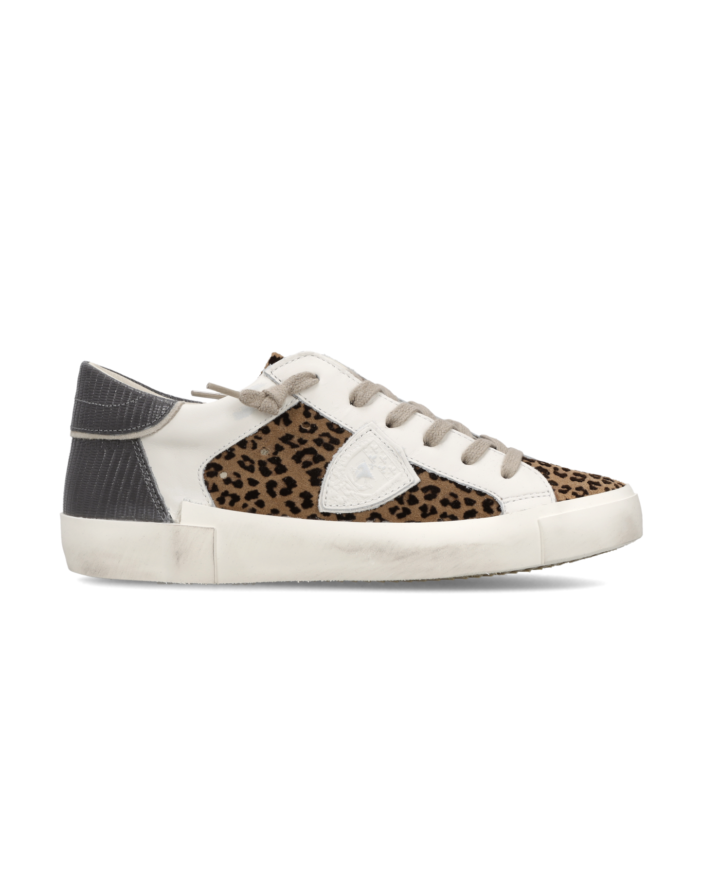 Sneakers Prsx Women, White Grey Animal-Print