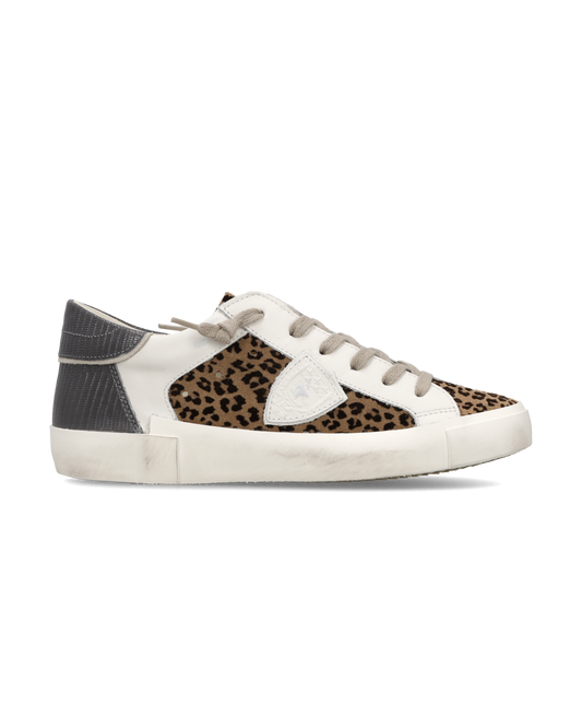 Sneakers Prsx Women, White Grey Animal-Print