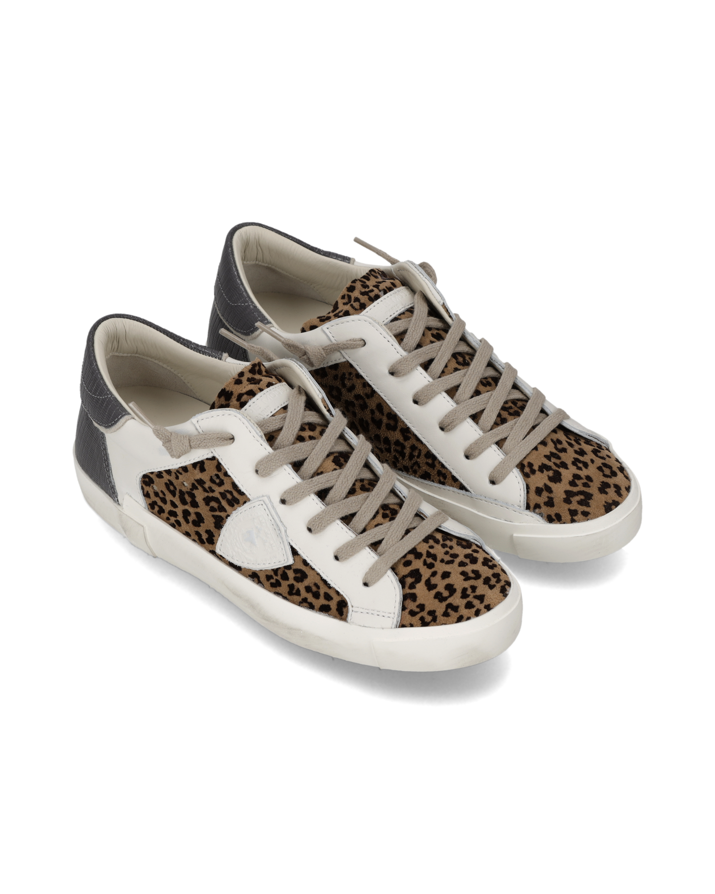 Sneakers Prsx Women, White Grey Animal-Print