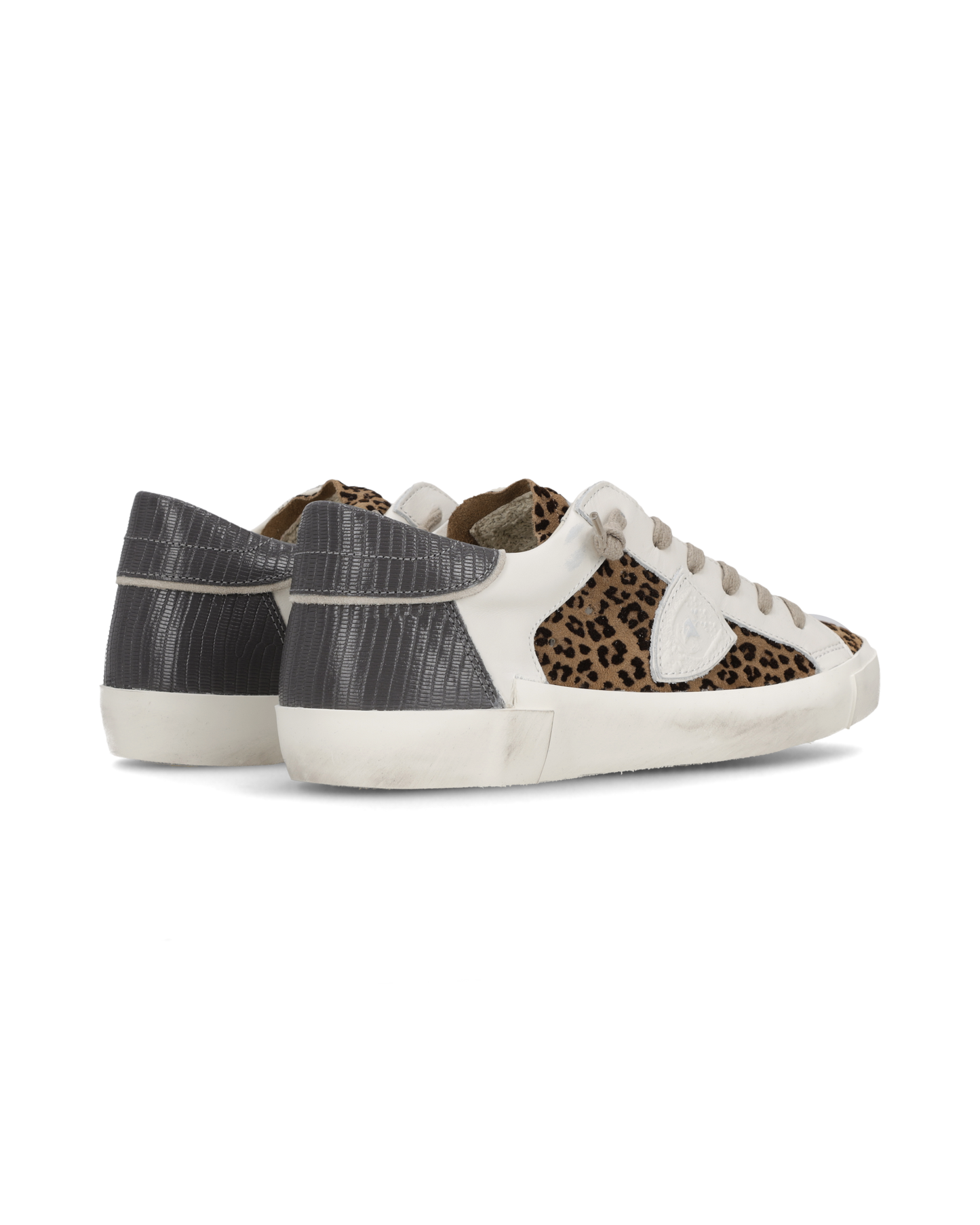 Sneakers Prsx Women, White Grey Animal-Print