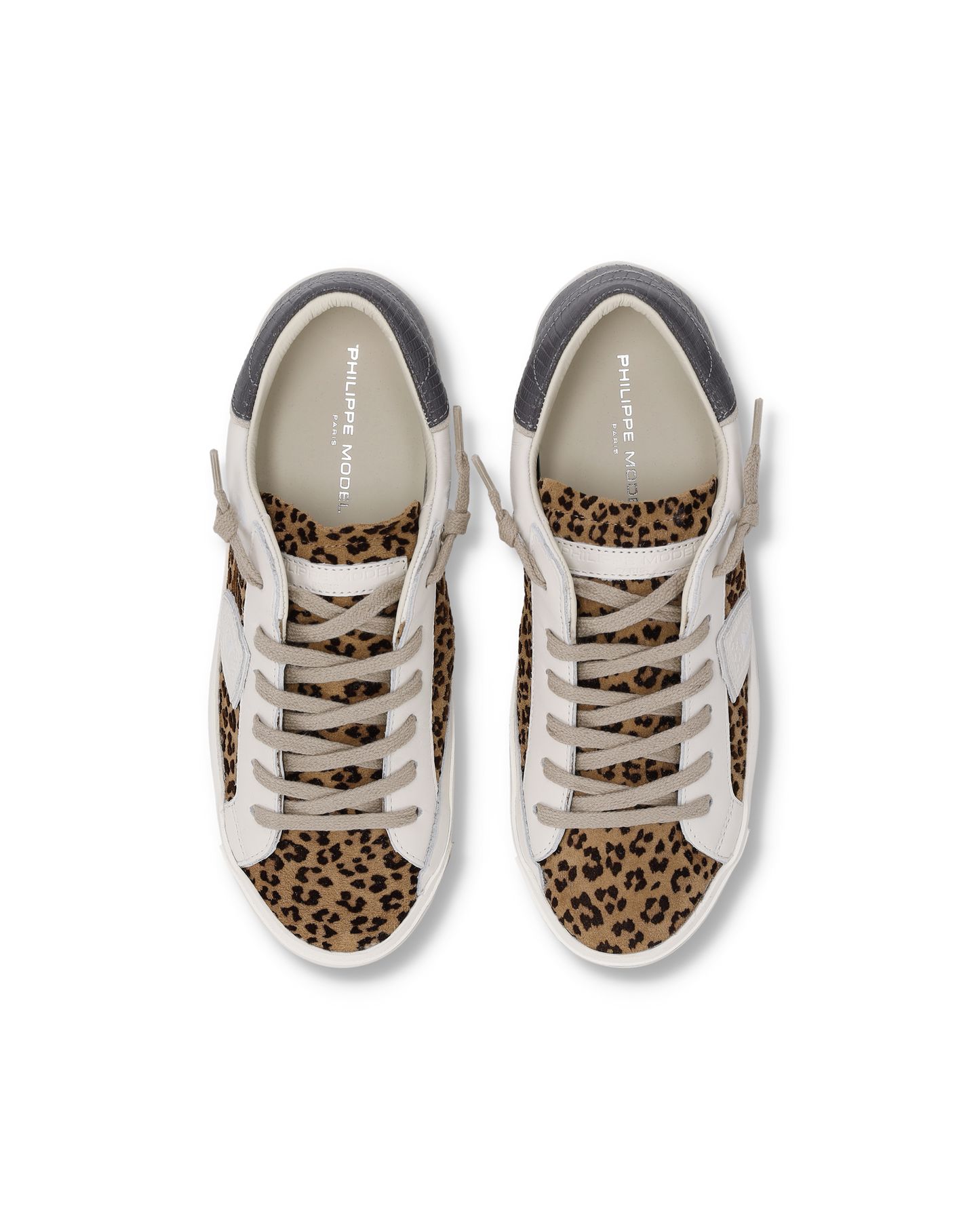 Sneakers Prsx Women, White Grey Animal-Print