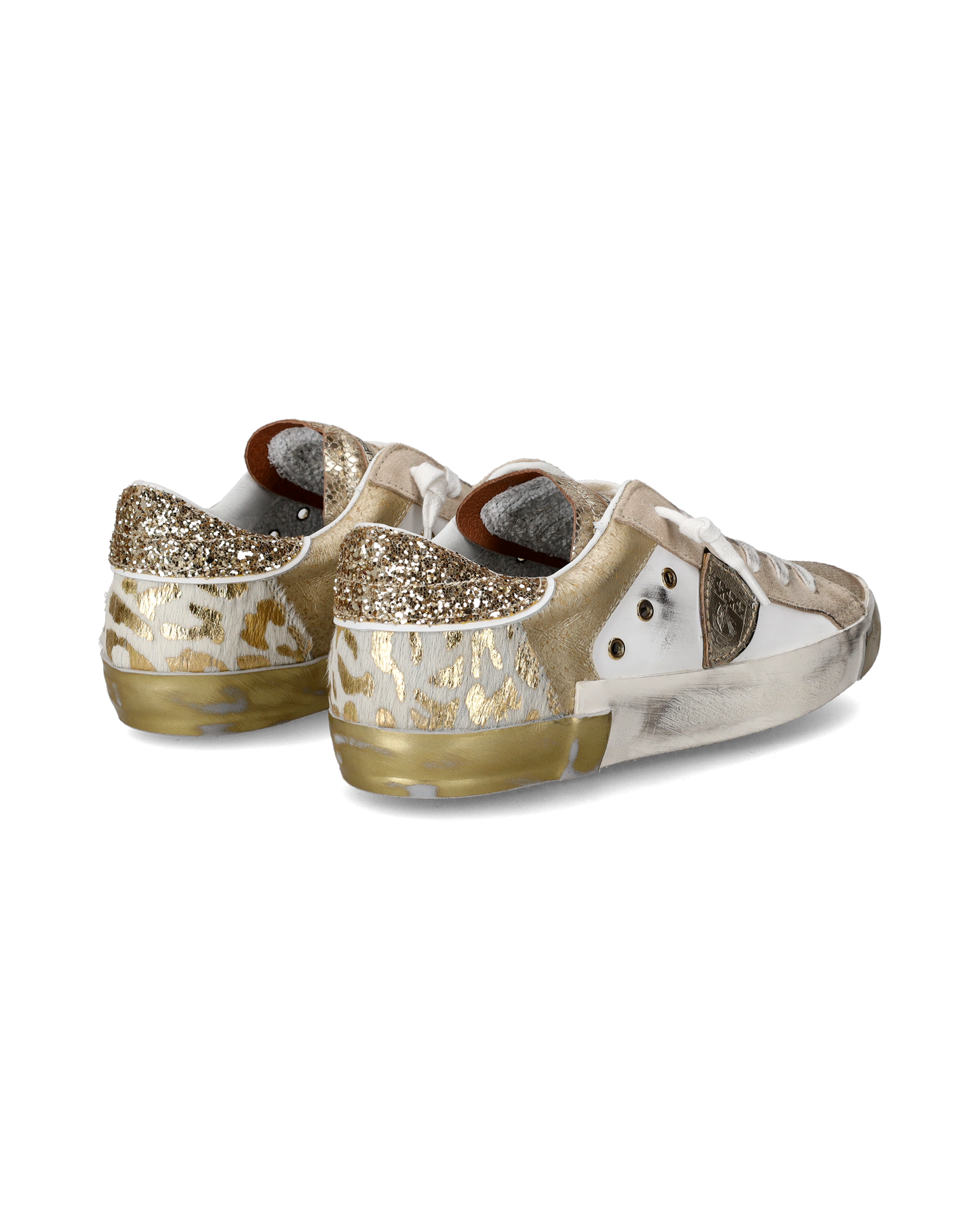 Sneaker bassa PRSX donna - bianco e oro