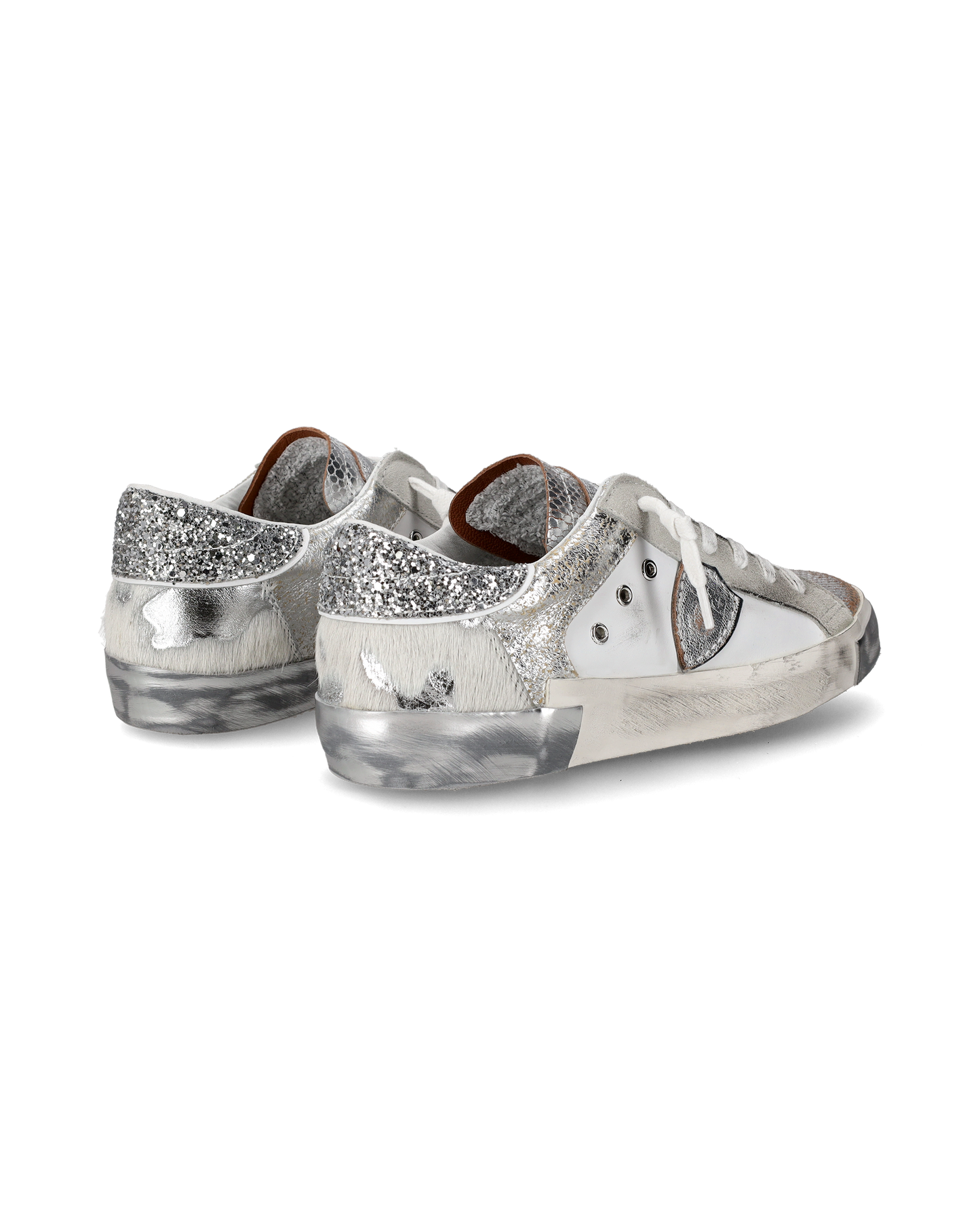 Sneaker bassa PRSX donna - bianco e argento