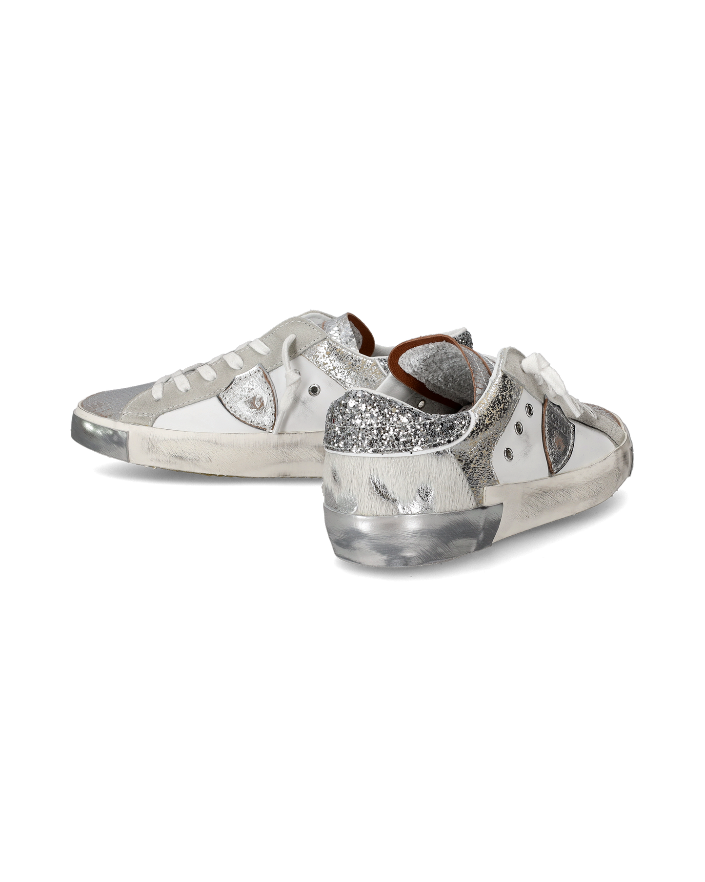 Sneaker bassa PRSX donna - bianco e argento