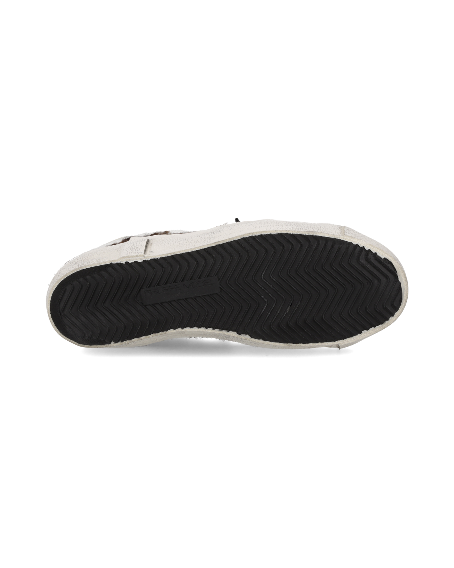 Sneakers Prsx Donna, Bianco Stampa Animalier Marrone