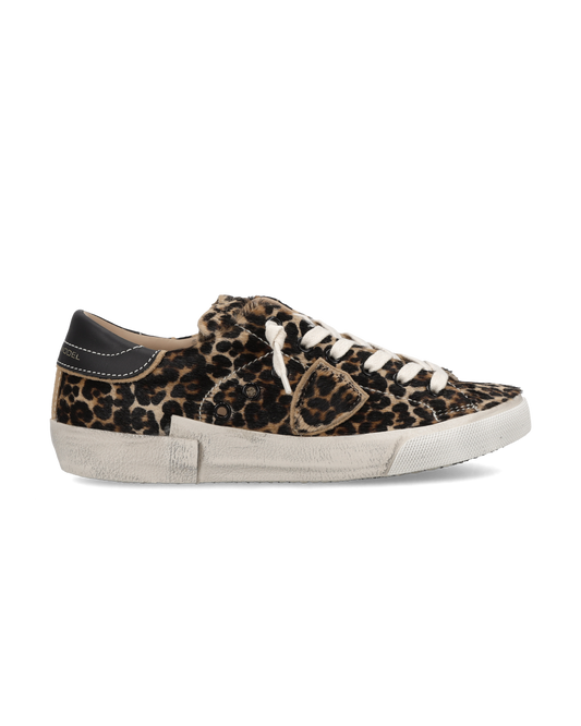 Zapatillas Prsx Para Mujer, Animal Print Negro