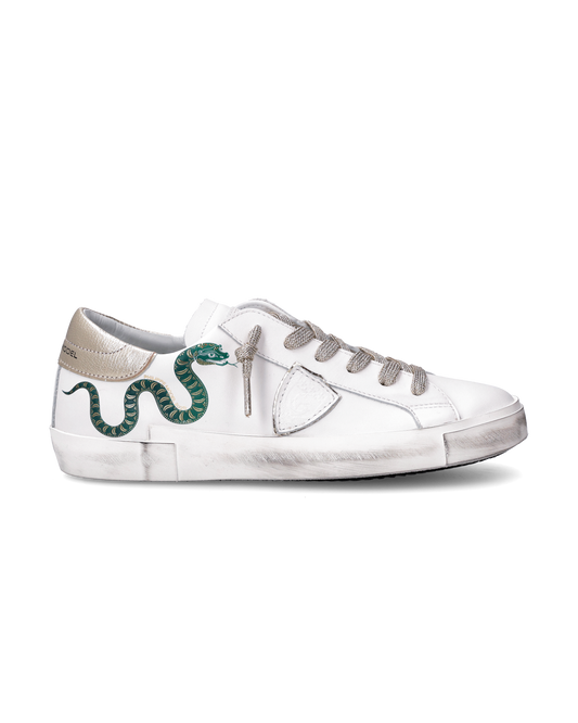 Sneakers Prsx Chinese New Year Donna, Bianco Platino