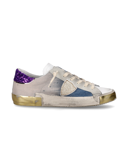 Sneaker bassa PRSX donna - azzurro e rosa