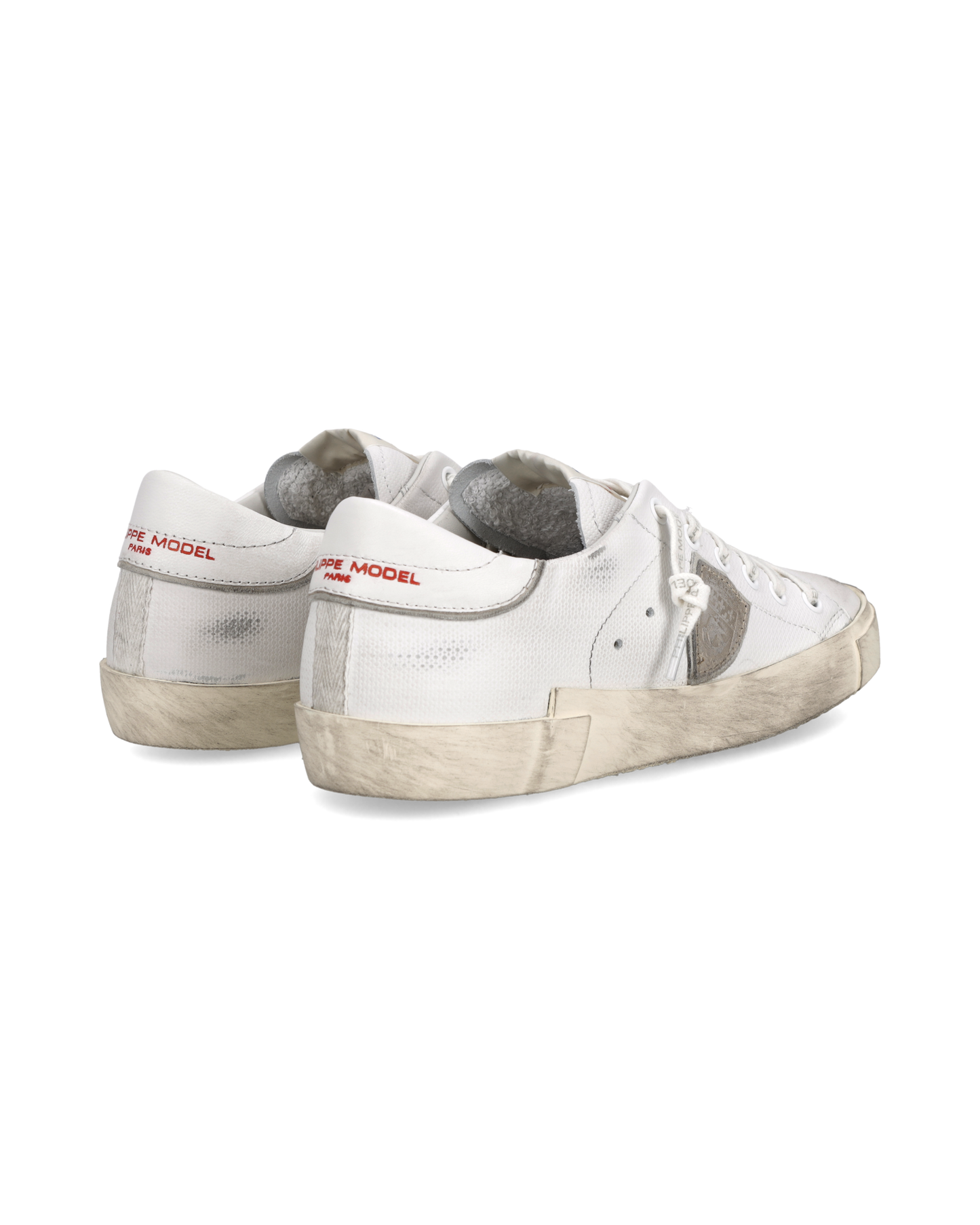Sneakers Prsx Donna con etichetta drapeau, Bianco